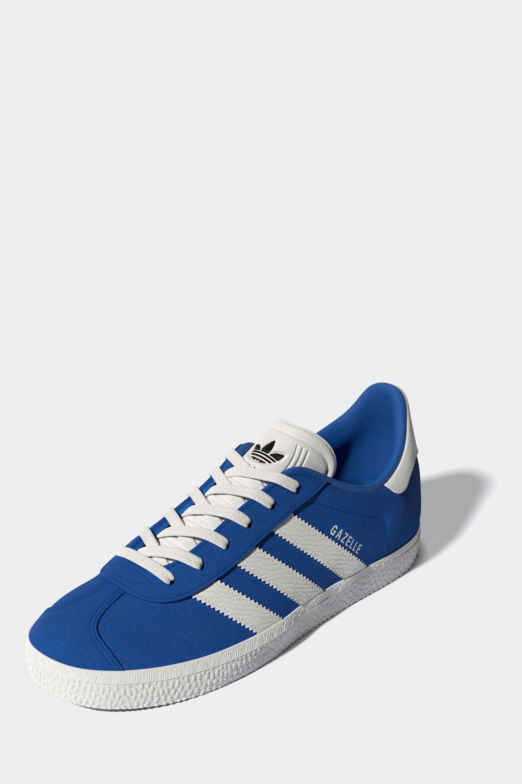 Buy adidas Originals Grey Junior Gazelle Lace Trainers from Next Luxembourg