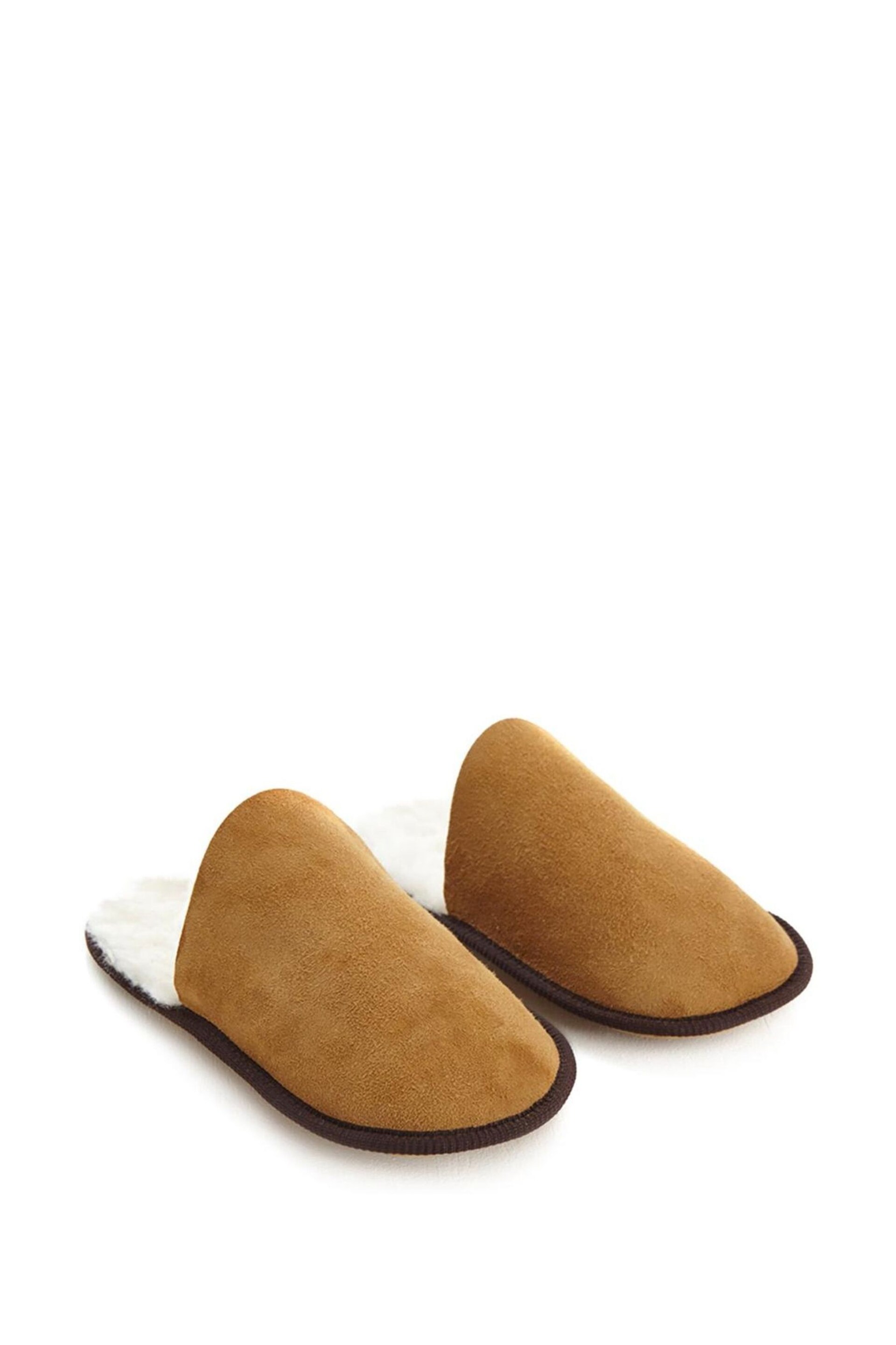 Celtic & Co. Natural Sheepskin Scuffs - Image 4 of 5