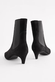 Black Standard/Wide Fit Forever Comfort® Chisel Toe Chelsea Ankle Boots - Image 5 of 7