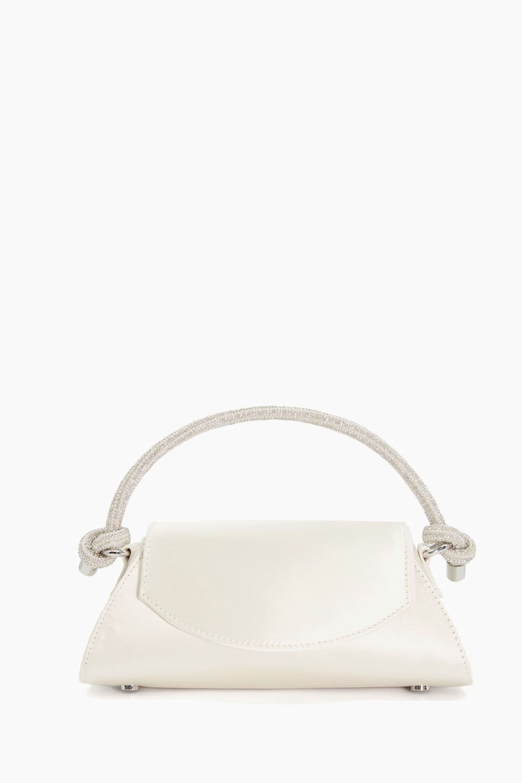 Buy Dune London White Brynley Diamante Tubular Handbag from Next Luxembourg