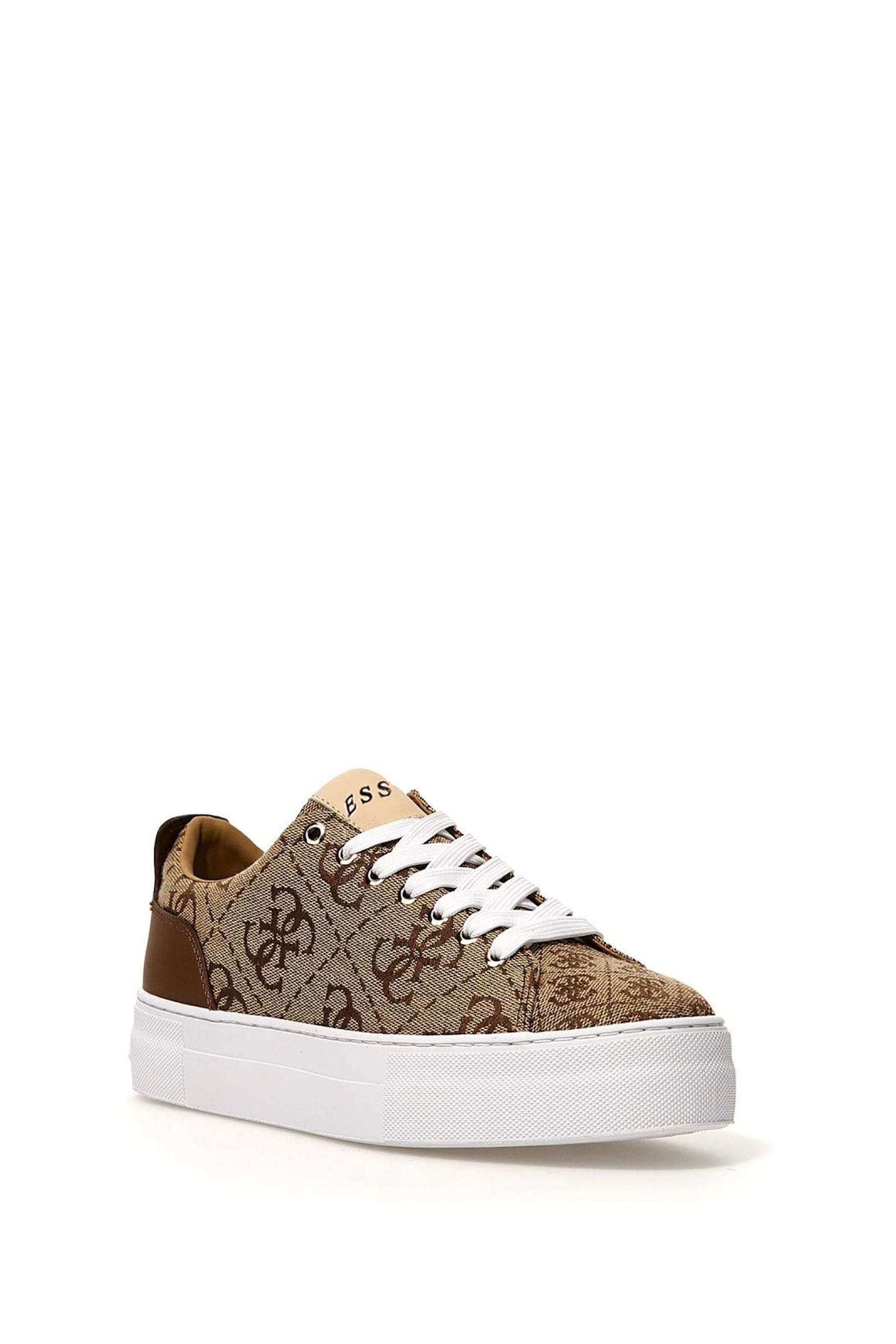 Guess logo trainers store