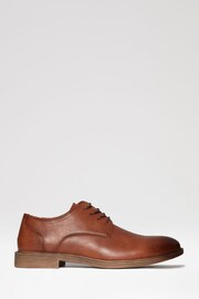 Threadbare Brown Smart Derby Shoes - Image 1 of 4