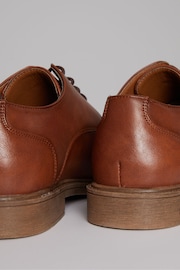 Threadbare Brown Smart Derby Shoes - Image 4 of 4