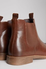 Threadbare Brown Classic Chelsea Boots - Image 4 of 4