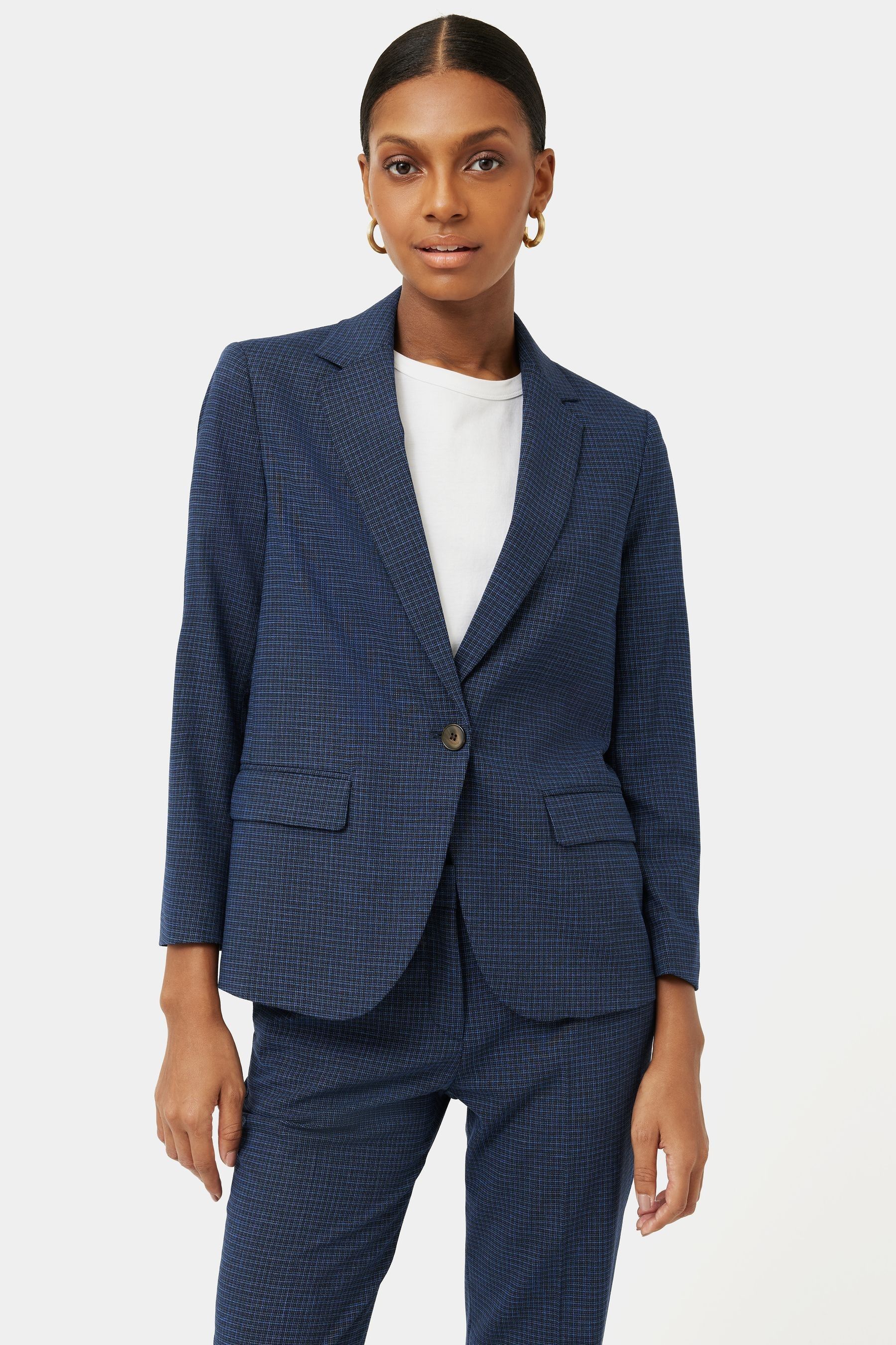 Buy Jigsaw Blue Brook Check Jacket from the Next UK online shop