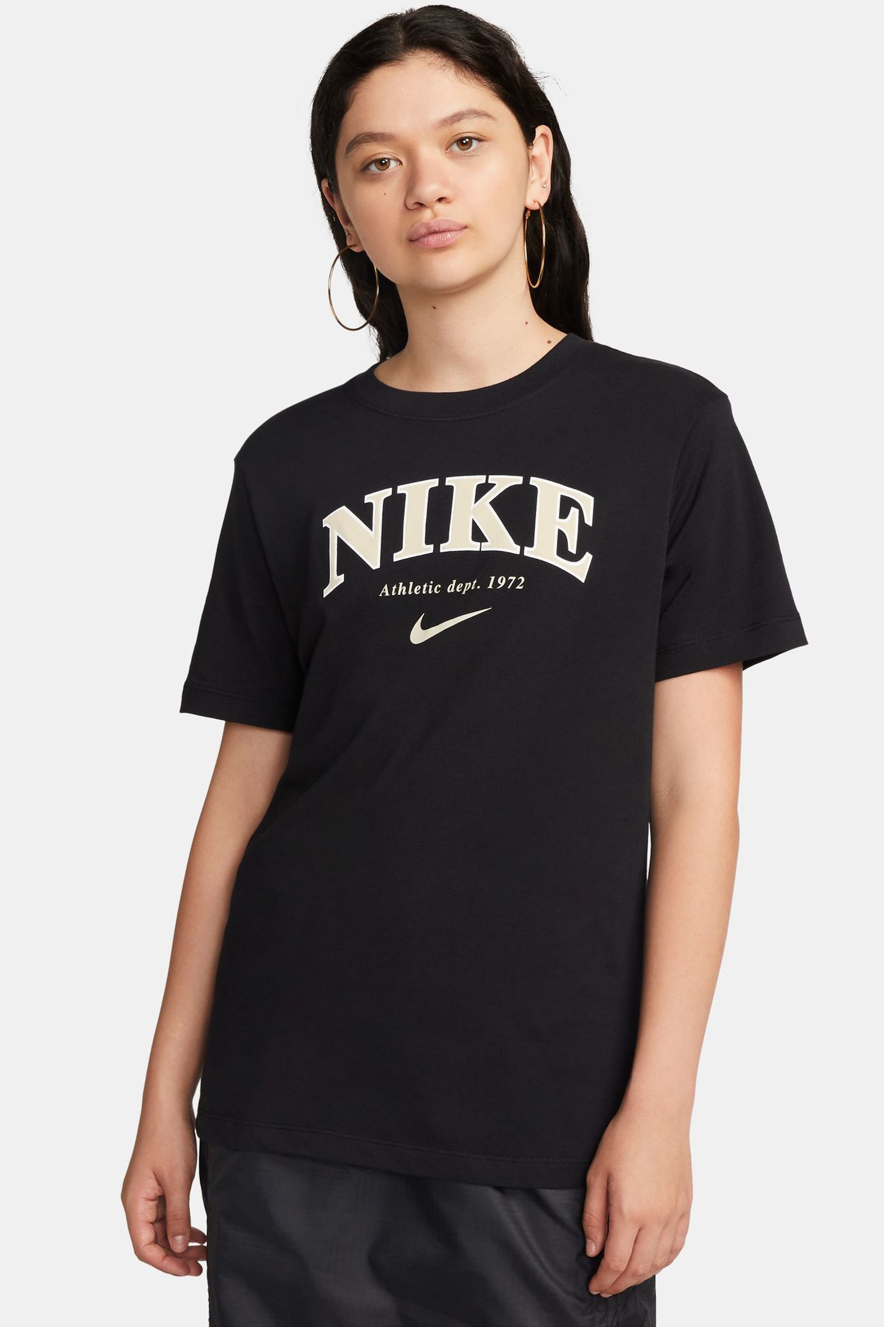Buy Nike Black Womens Sportswear T Shirt from Next Luxembourg