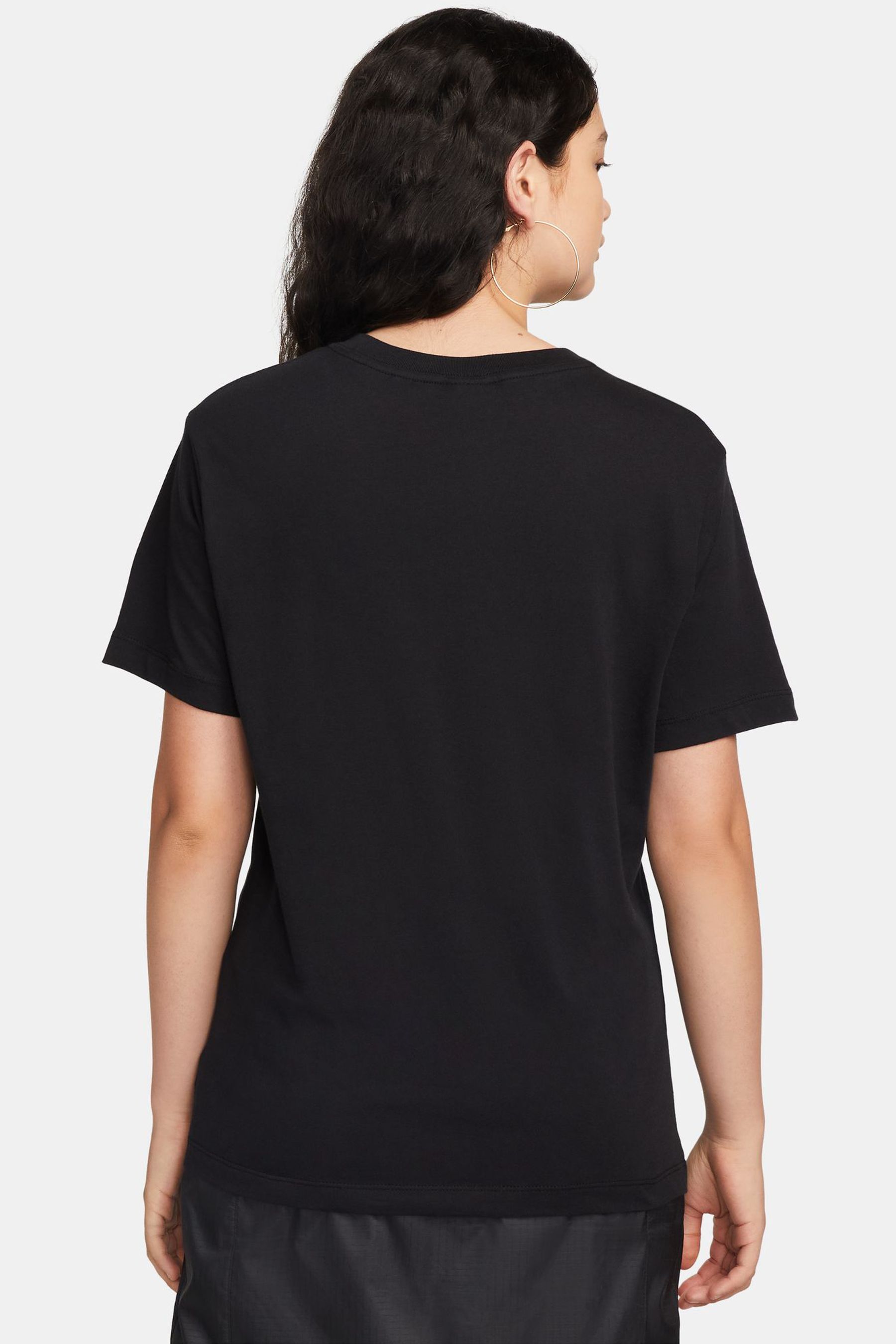 Buy Nike Black Womens Sportswear T Shirt from Next Luxembourg