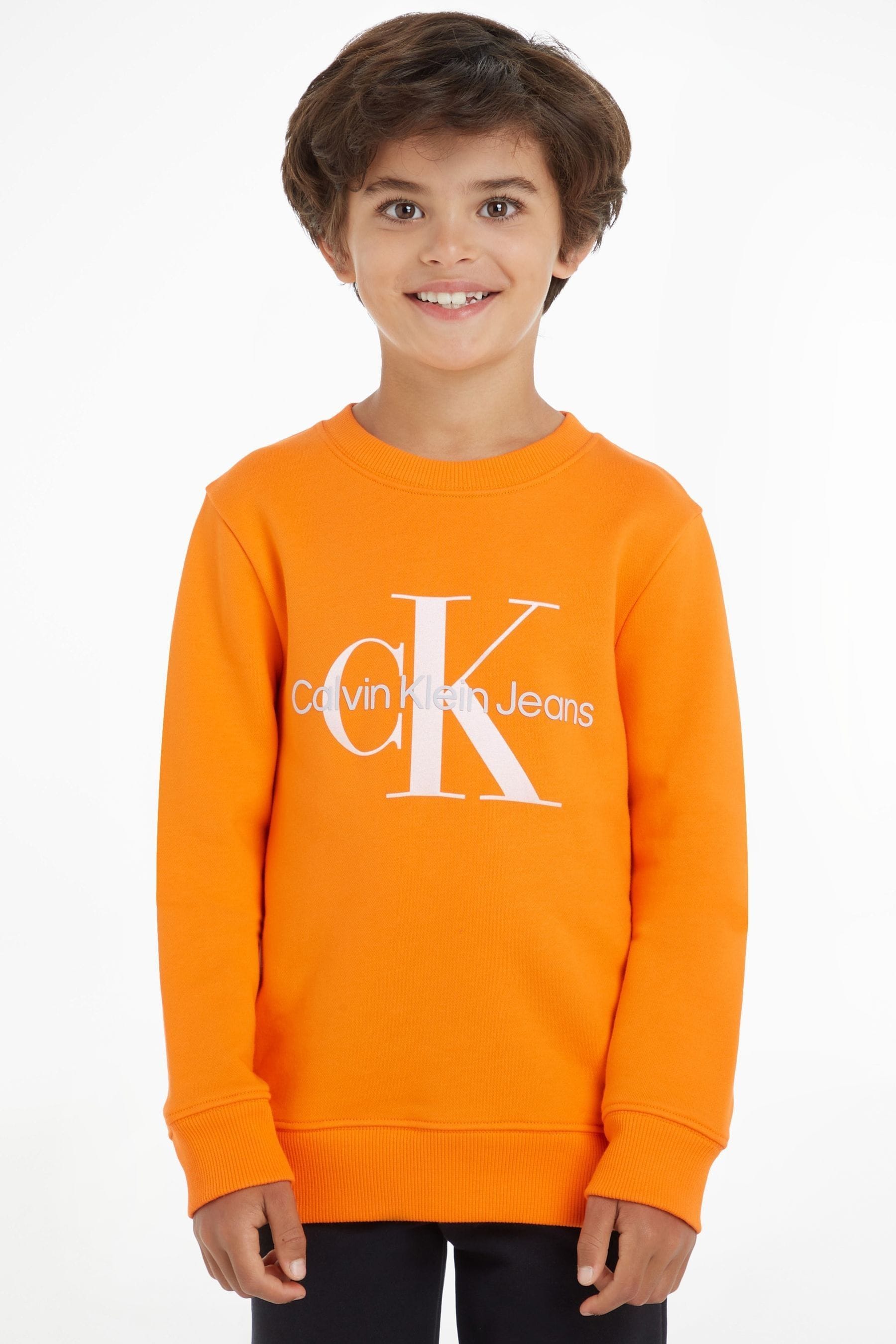 Calvin klein orange jumper sale