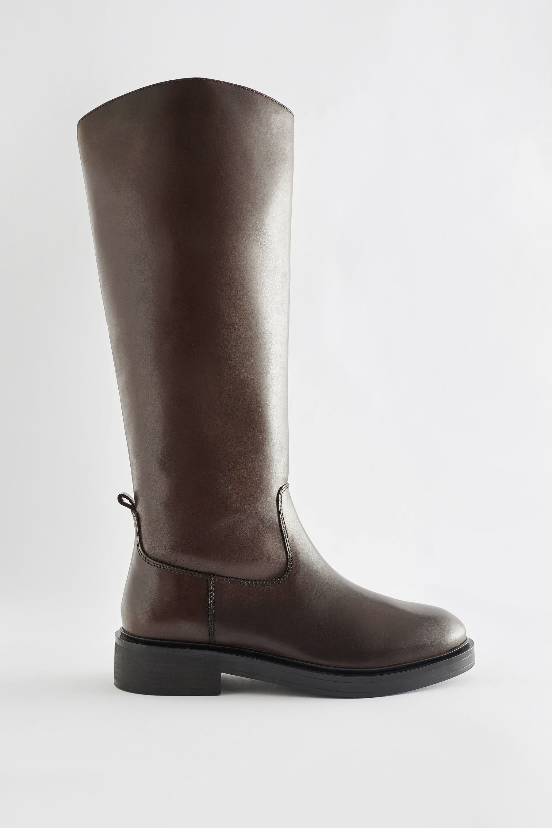 Buy Chocolate Brown Forever Comfort Rider Knee High Boots from Next Lithuania