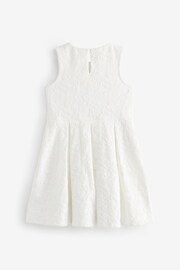 White Ivory Floral Party And Bridemaid Dress (1.5-16yrs) - Image 6 of 7