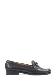 Pavers Black Leather Snaffle Loafers - Image 1 of 5