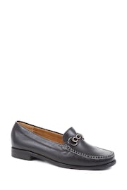 Pavers Black Leather Snaffle Loafers - Image 2 of 5