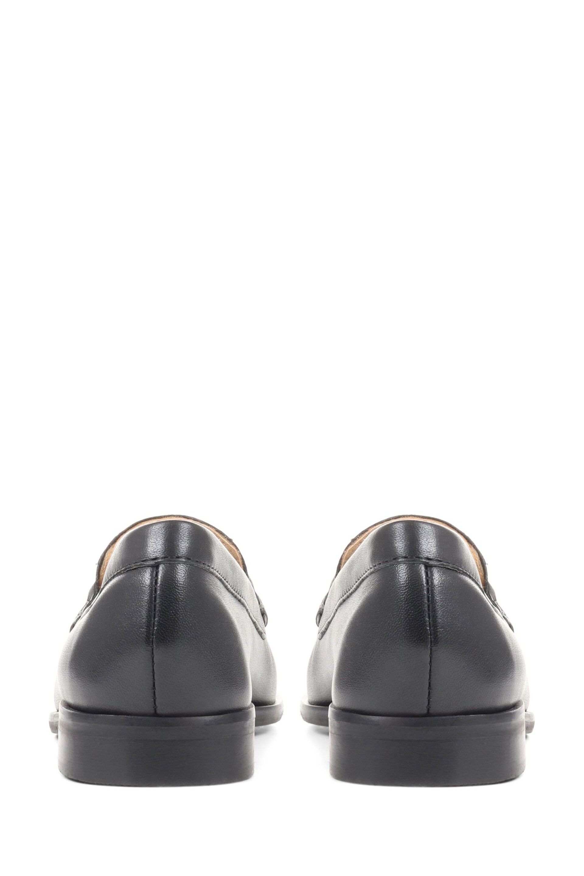 Pavers Black Leather Snaffle Loafers - Image 3 of 5