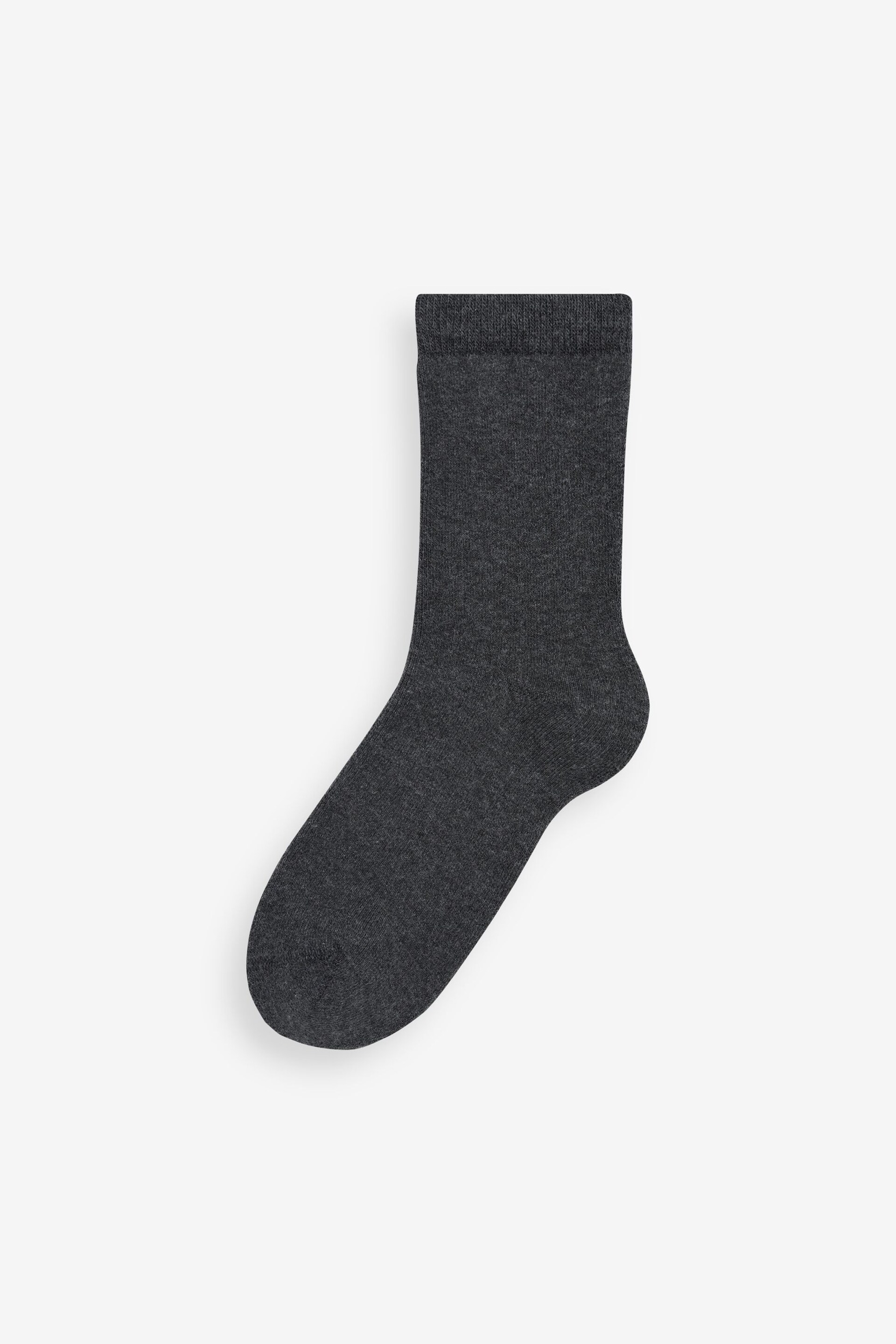 Grey Warm Thermal Cotton Rich Socks 5 Pack - Image 2 of 2