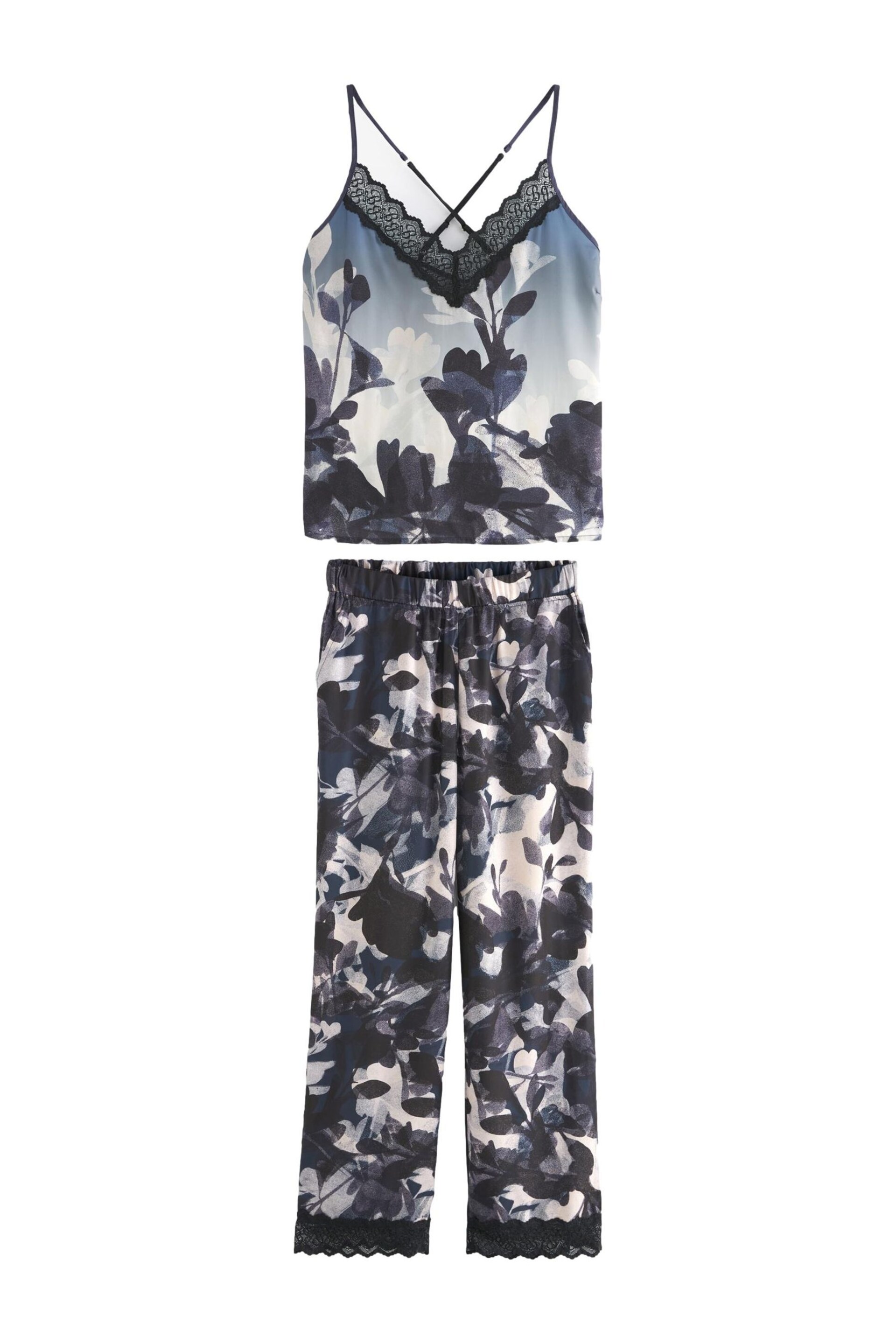 B by Ted Baker Satin Cami Pyjama Set - Image 8 of 11