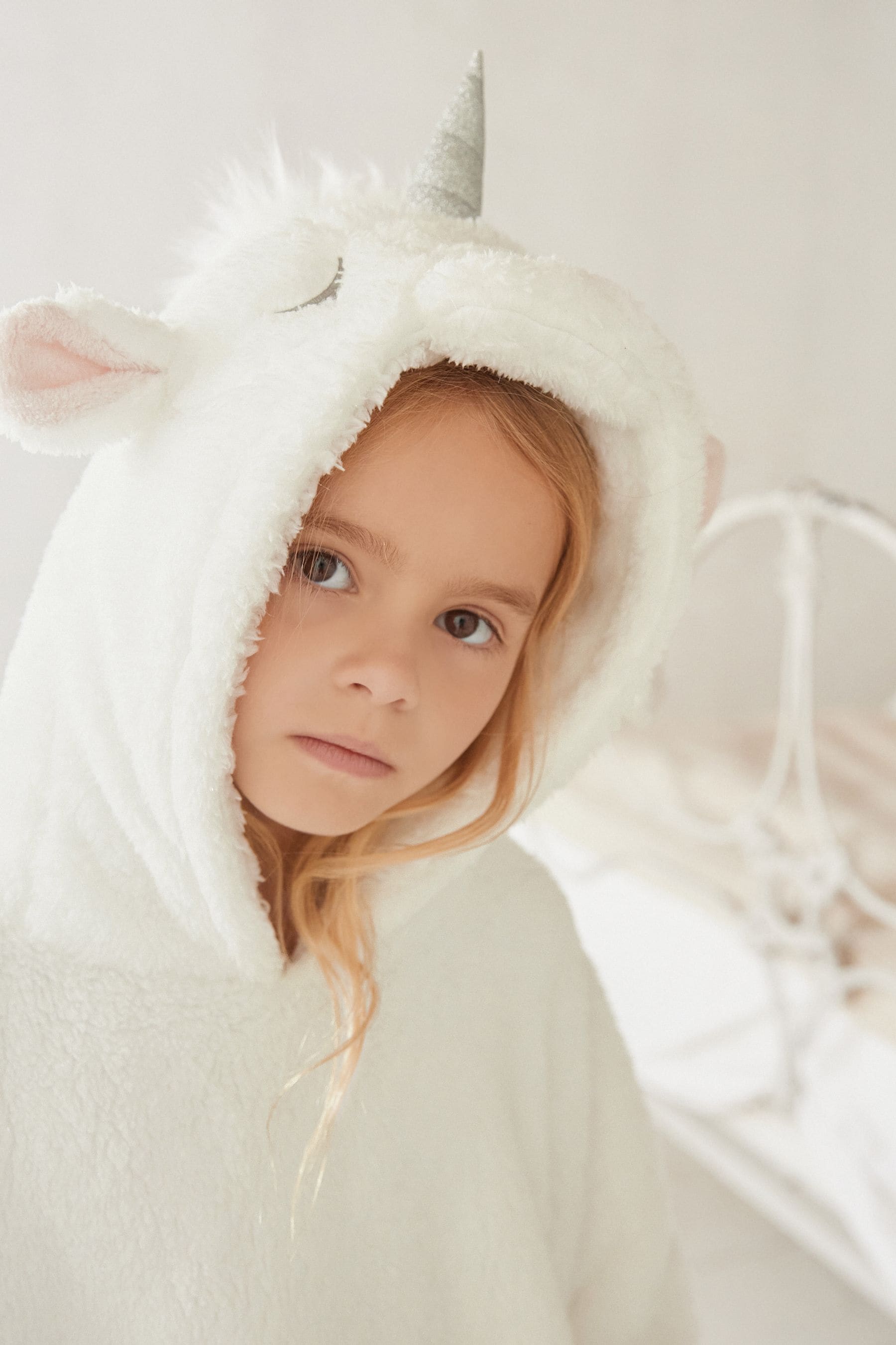Unicorn hooded blanket top