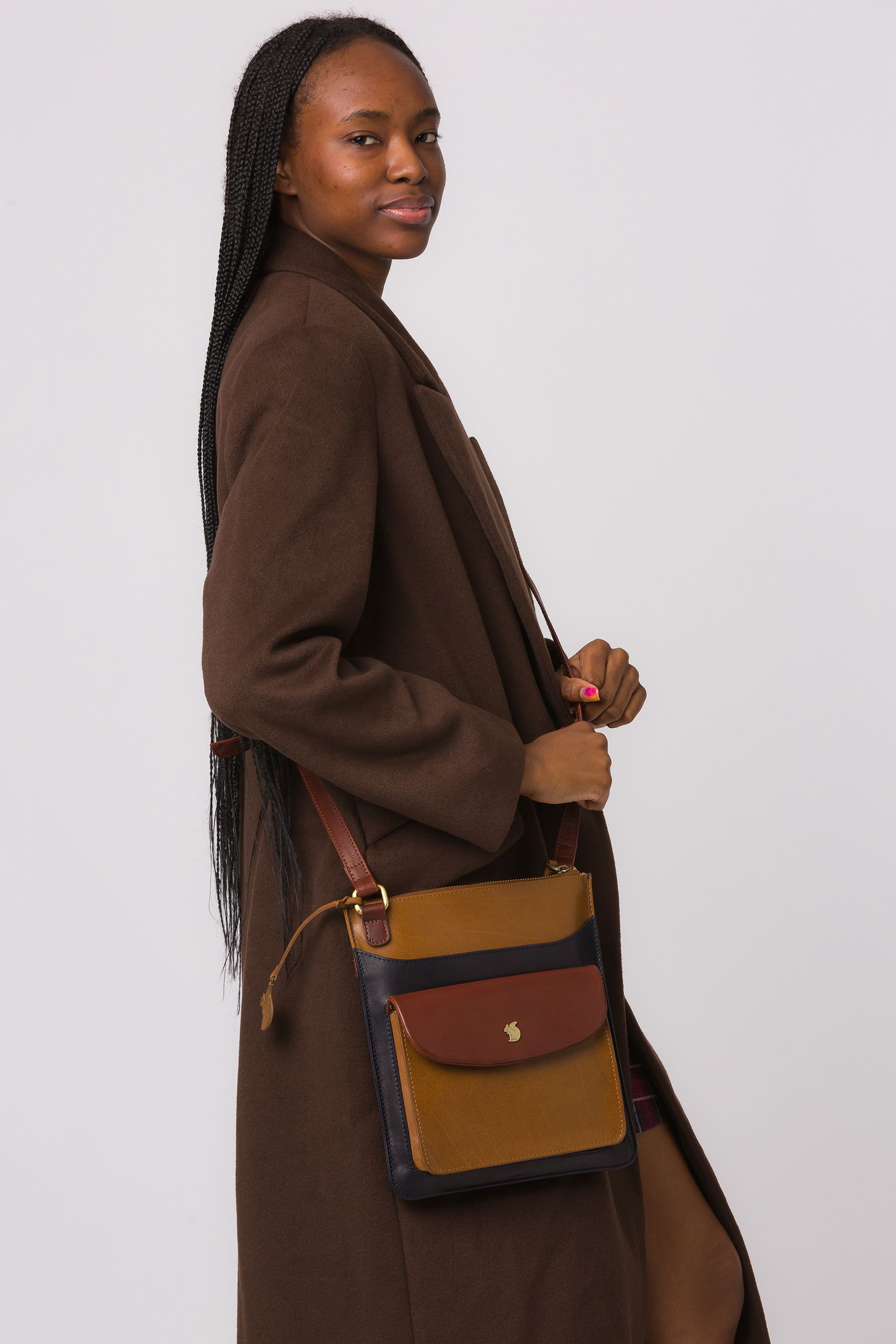 Buy Conkca Lauryn Leather Cross Body Bag from the Next UK online shop
