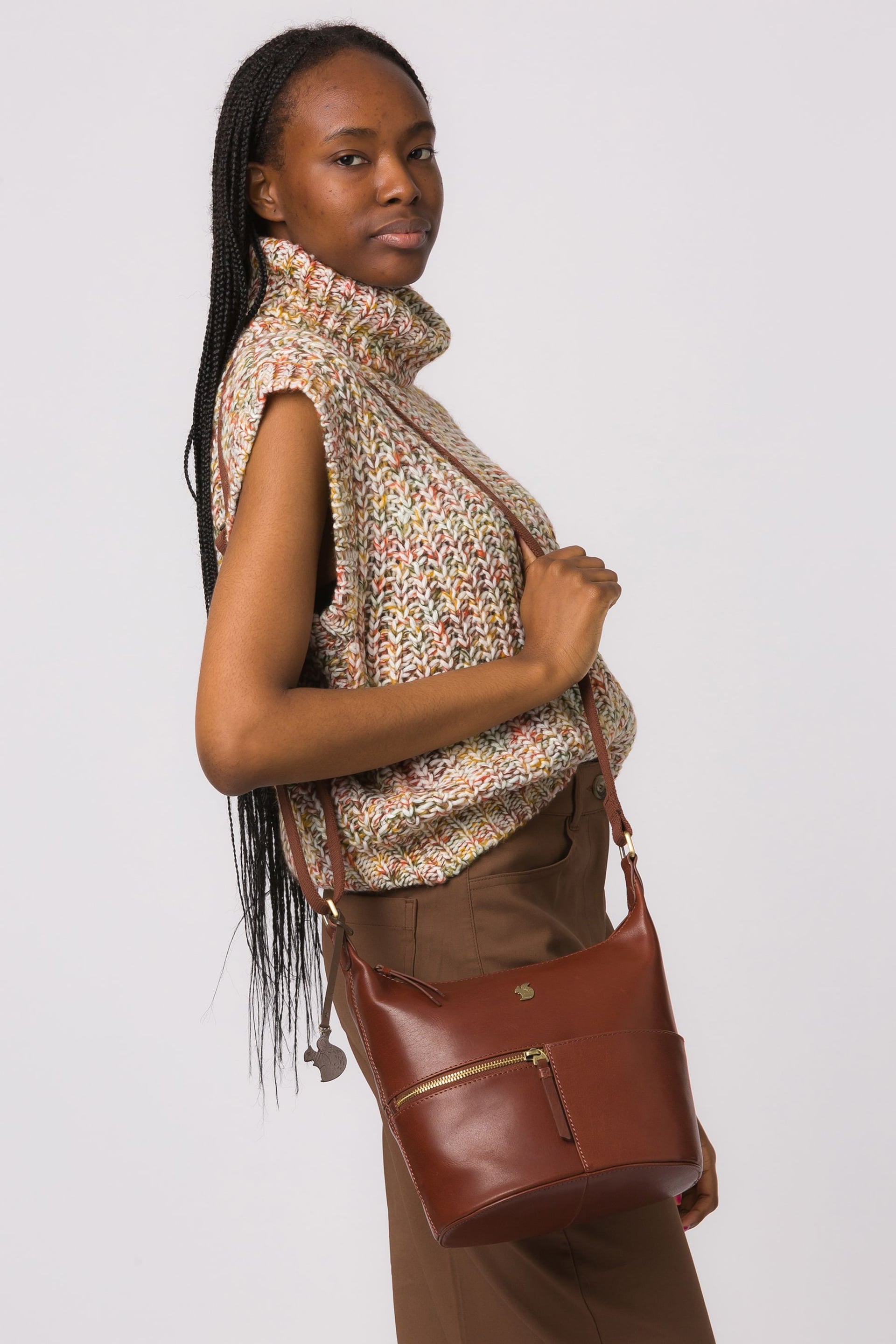 Conkca Little Kristin Leather Shoulder Bag - Image 1 of 6