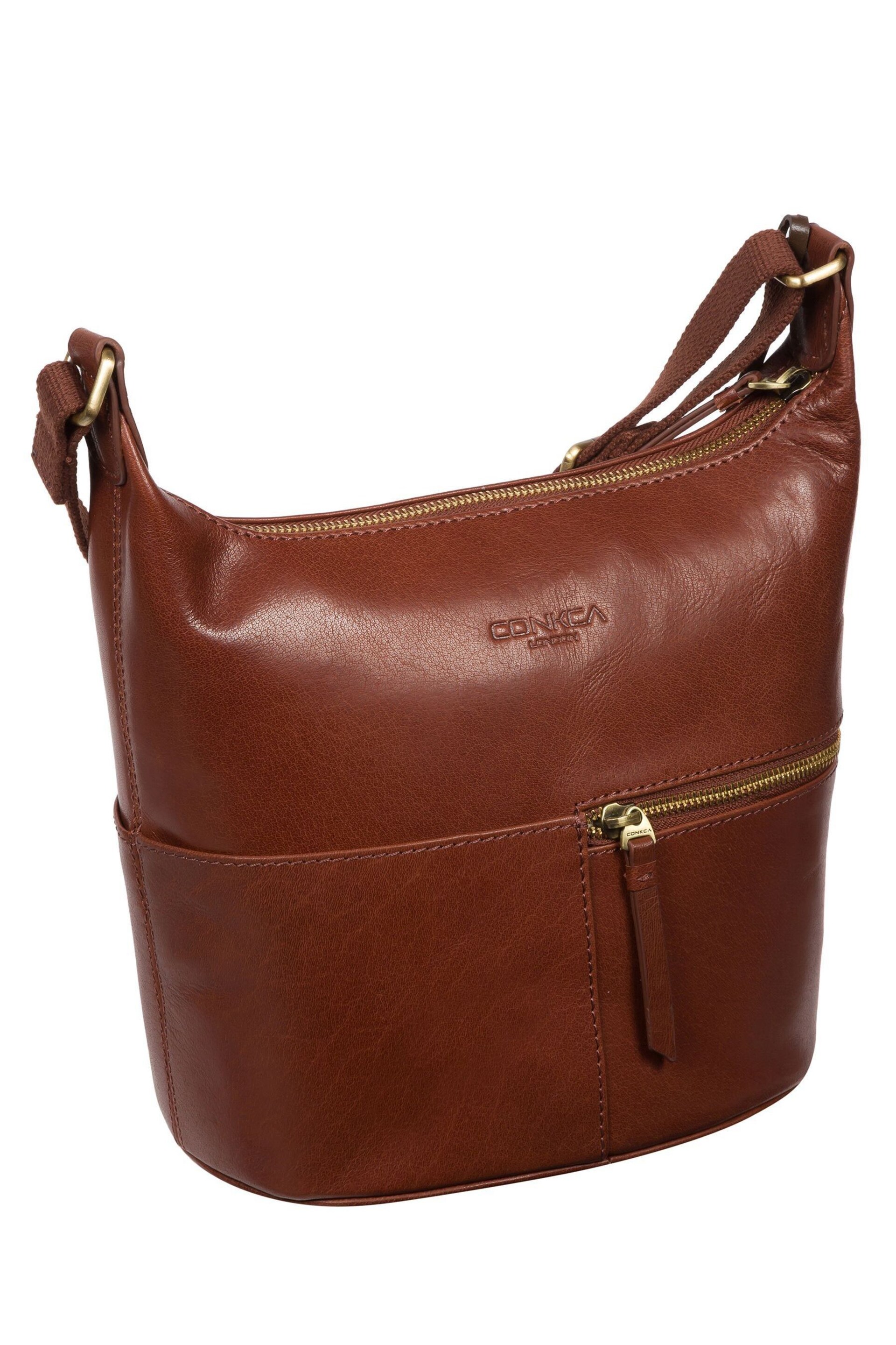 Conkca Little Kristin Leather Shoulder Bag - Image 3 of 6