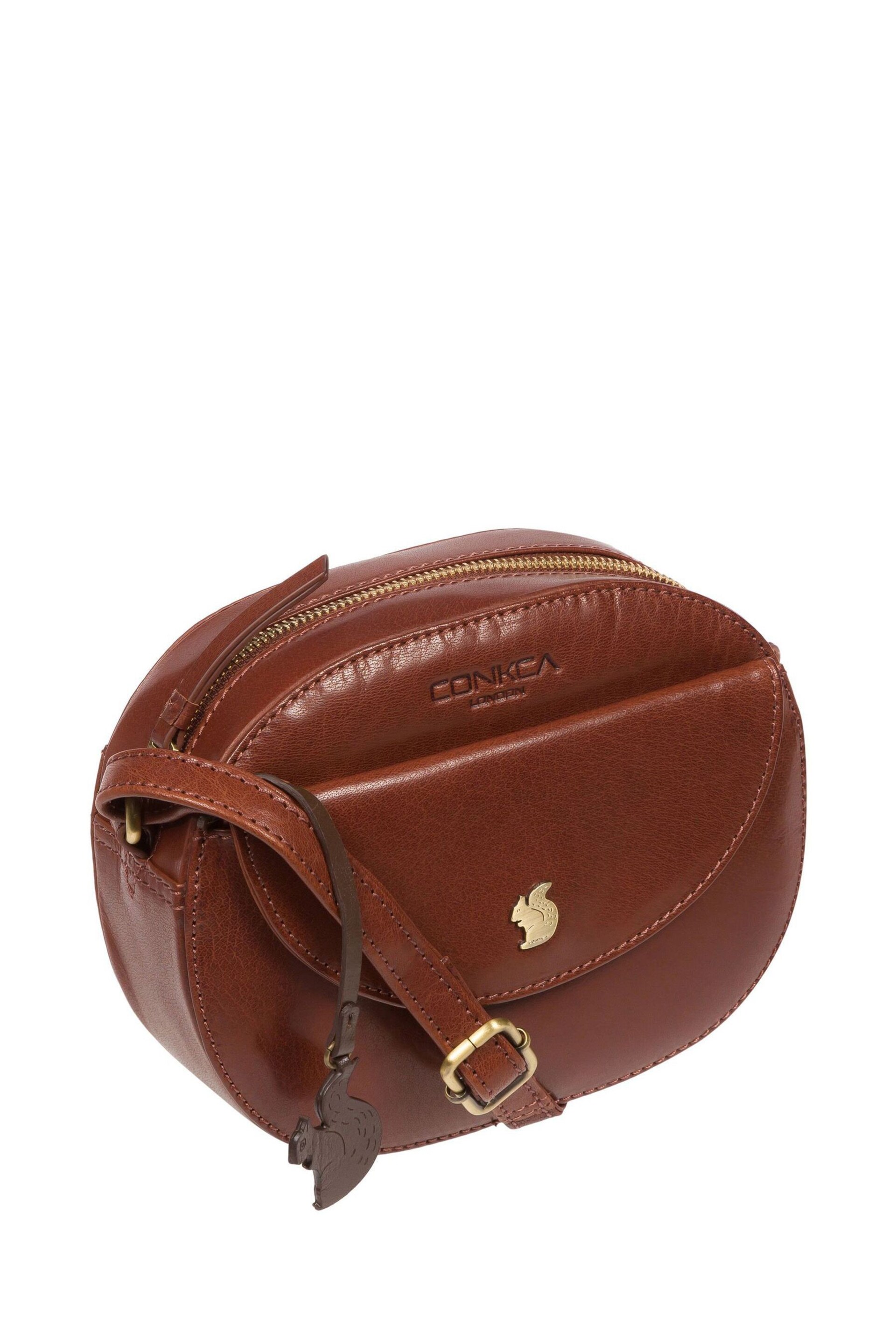 Conkca Una Leather Cross Body Bag - Image 4 of 4