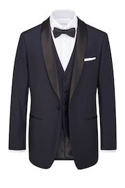 Skopes Blue Tailored Fit Newman Check Suit: Jacket - Image 4 of 5