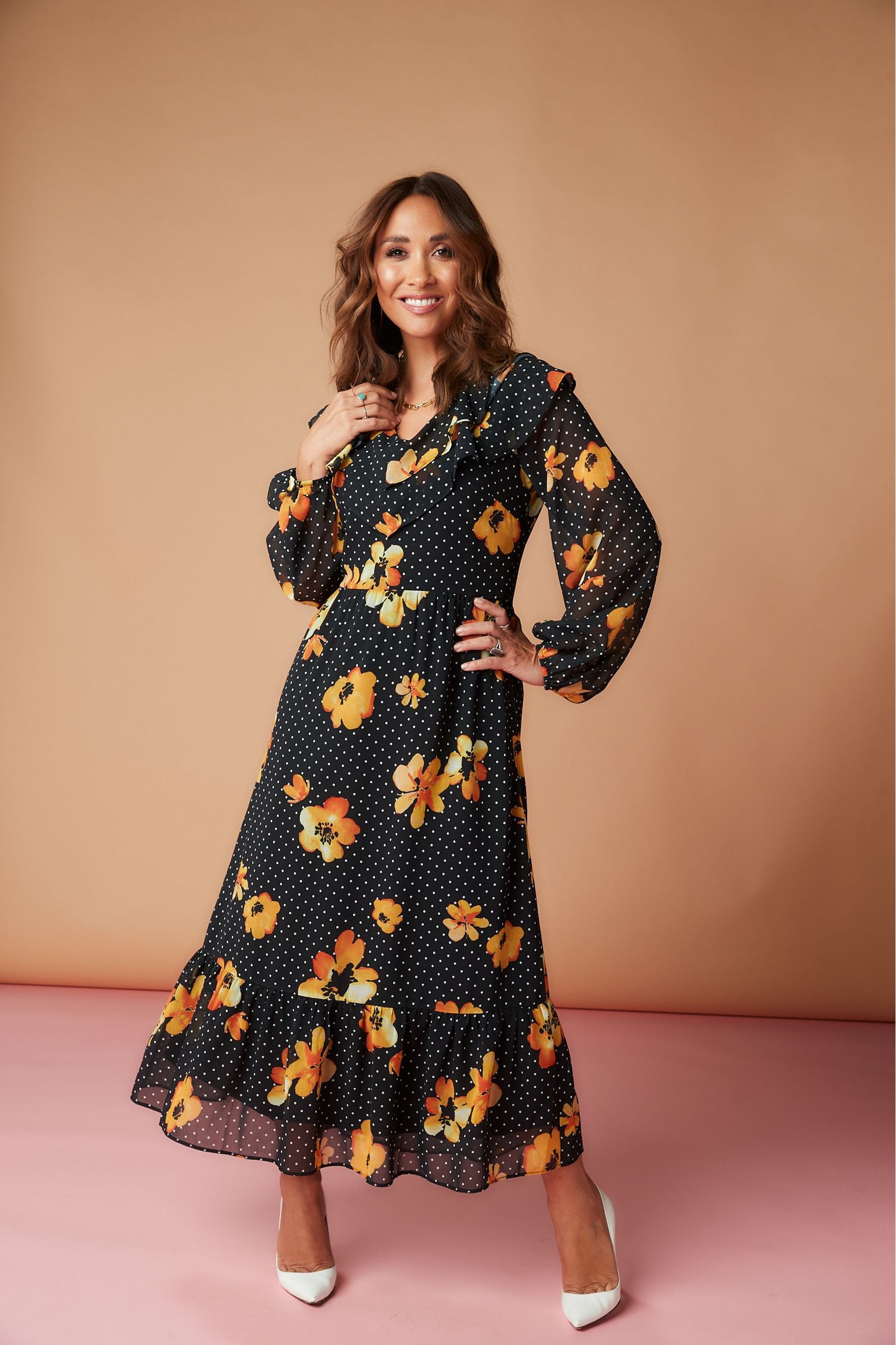 Next floral midi dress 2025