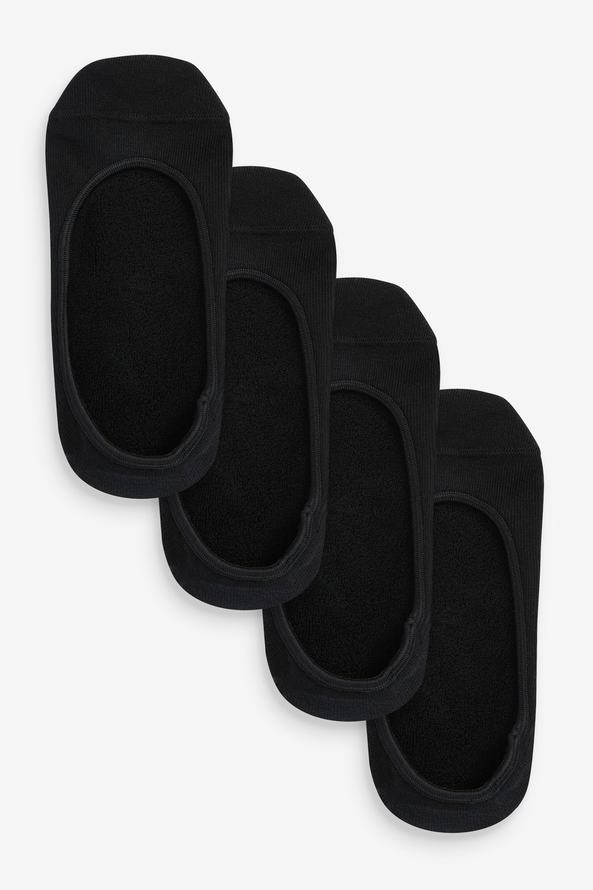 Black Cushion Sole Footsies 4 Pack - Image 1 of 2
