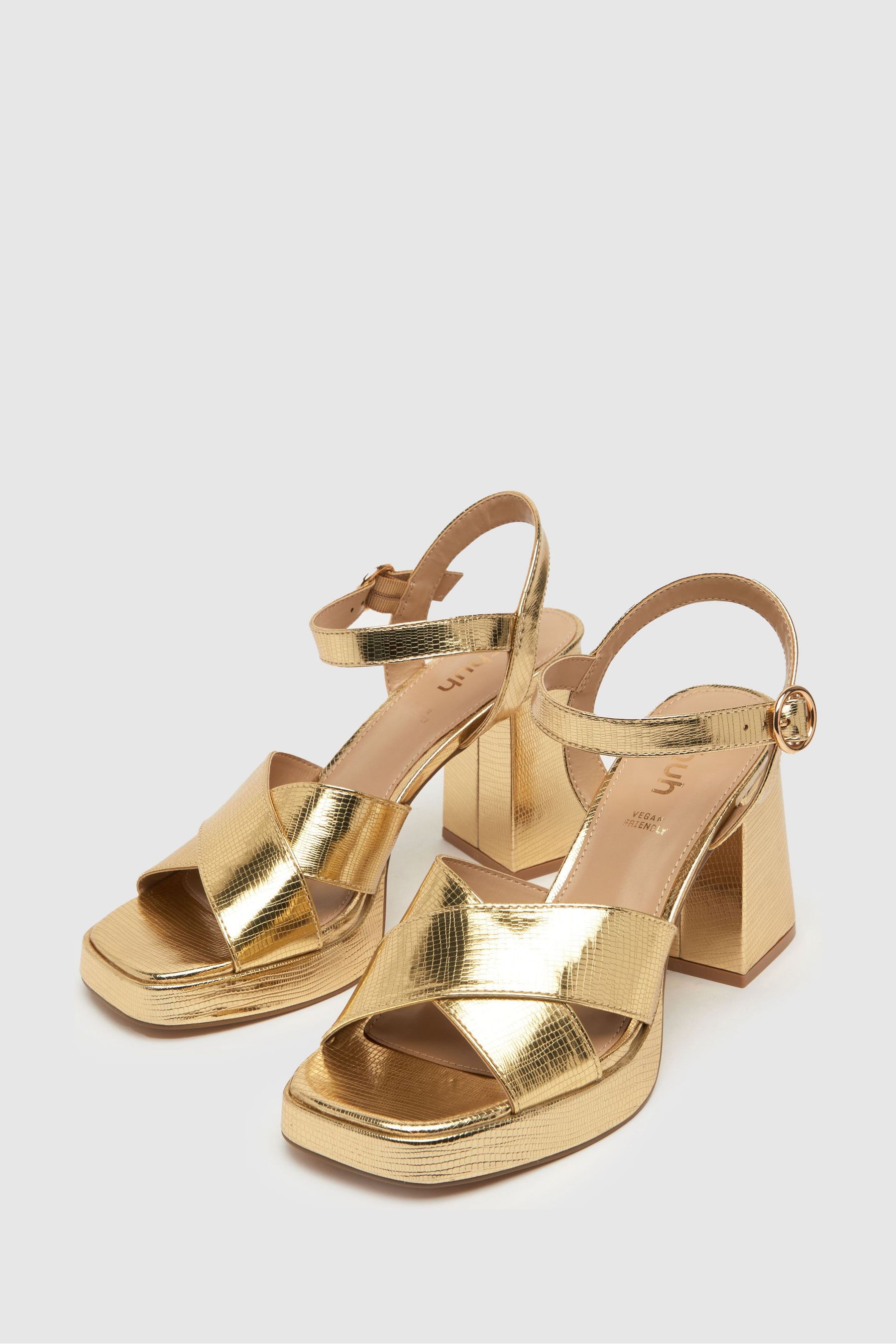 Buy Schuh Sarah Cross Strap Platform Heels from the Next UK online shop