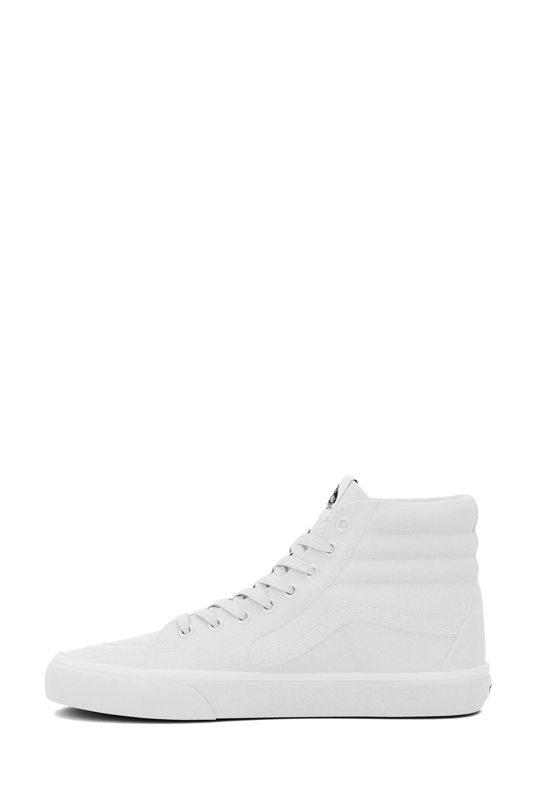 Vans sk8 hi mens white top