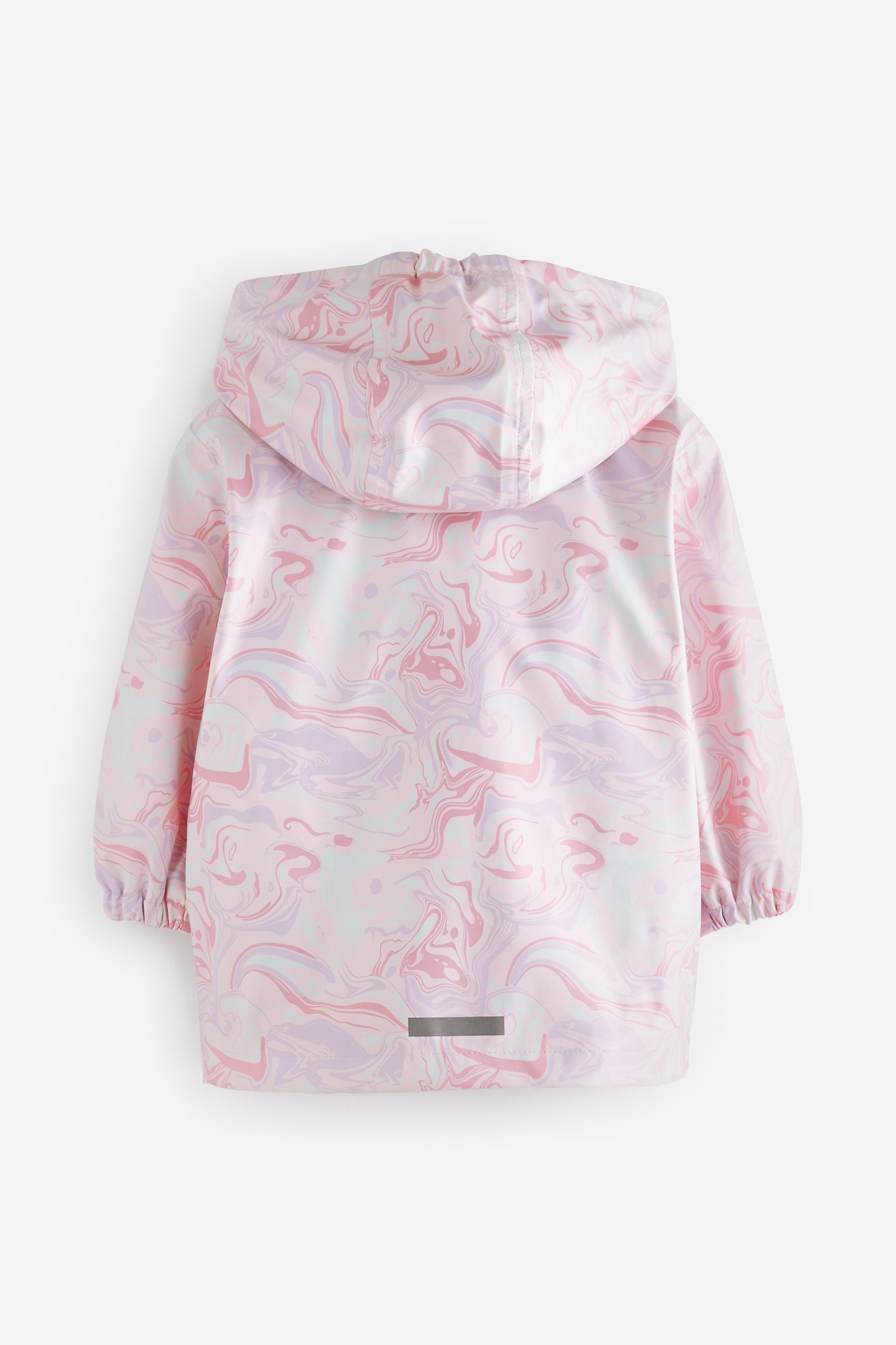 Buy Pink Marble print Waterproof Jacket 3mths 7yrs from Next Luxembourg