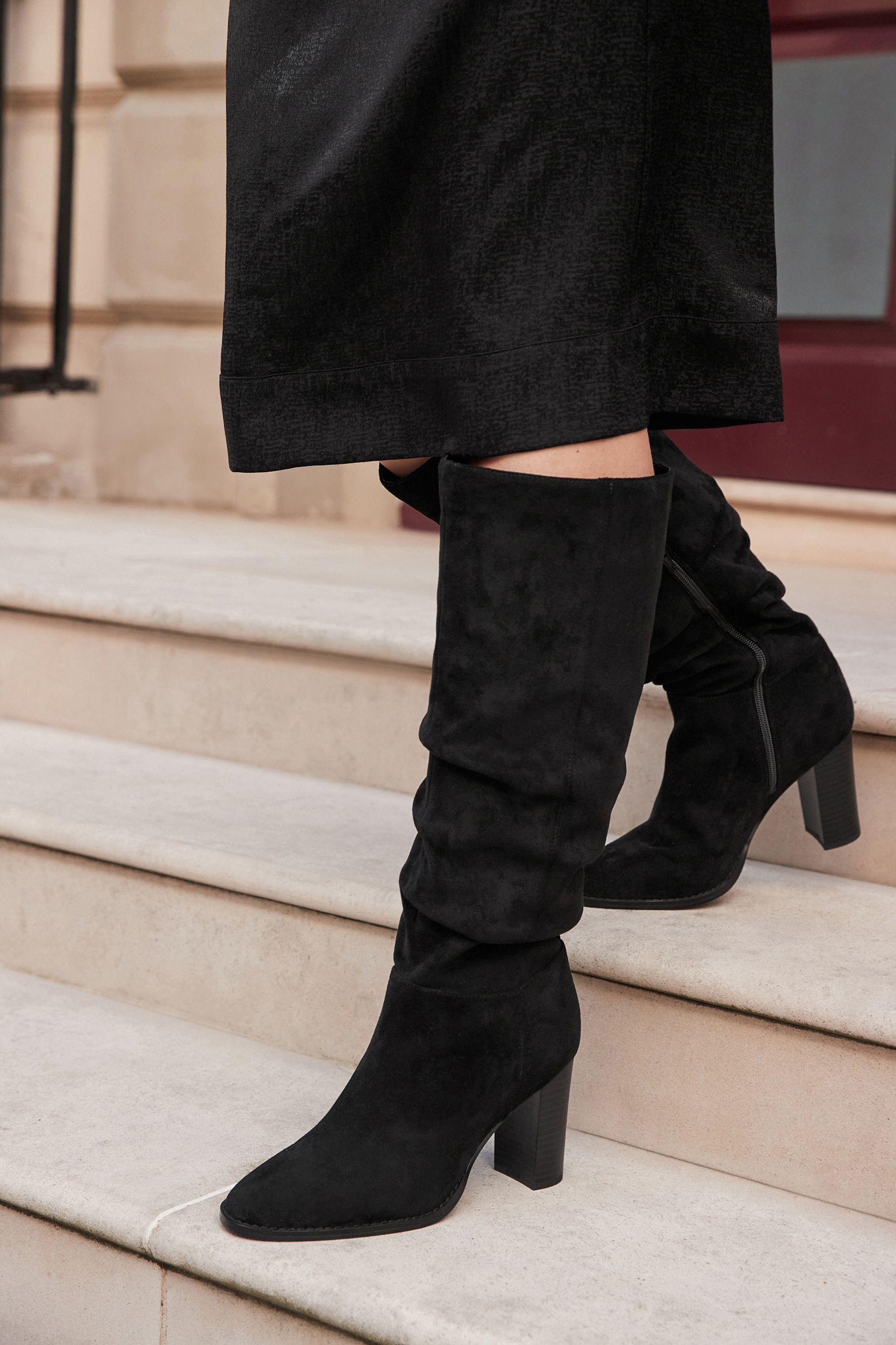 Knee slouch boots sales