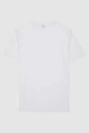 Reiss White Bless Crew Neck T-Shirt - Image 2 of 7