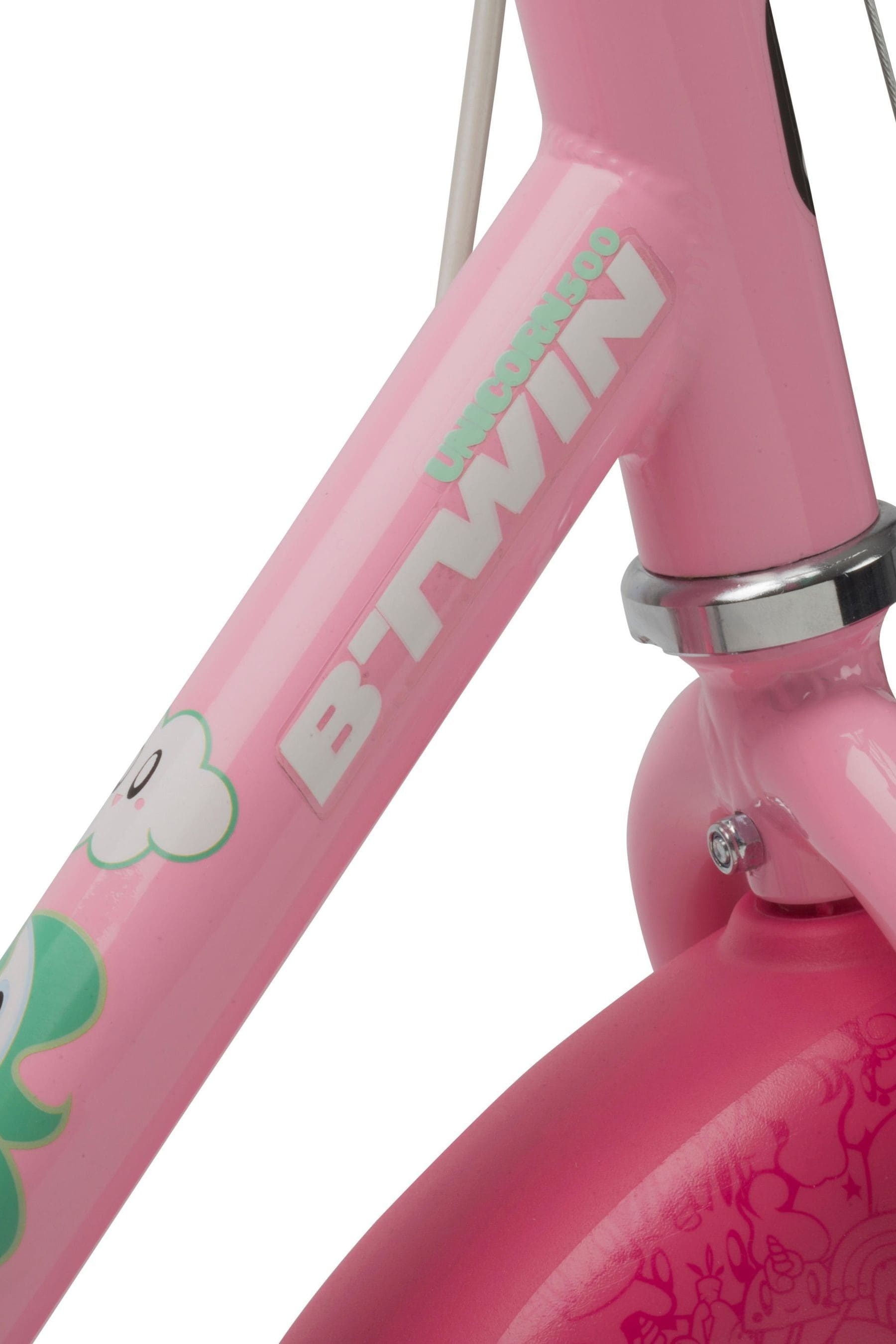 Buy Decathlon Kids Pink 14 Inch 500 Unicorn Bike from the Next UK online shop