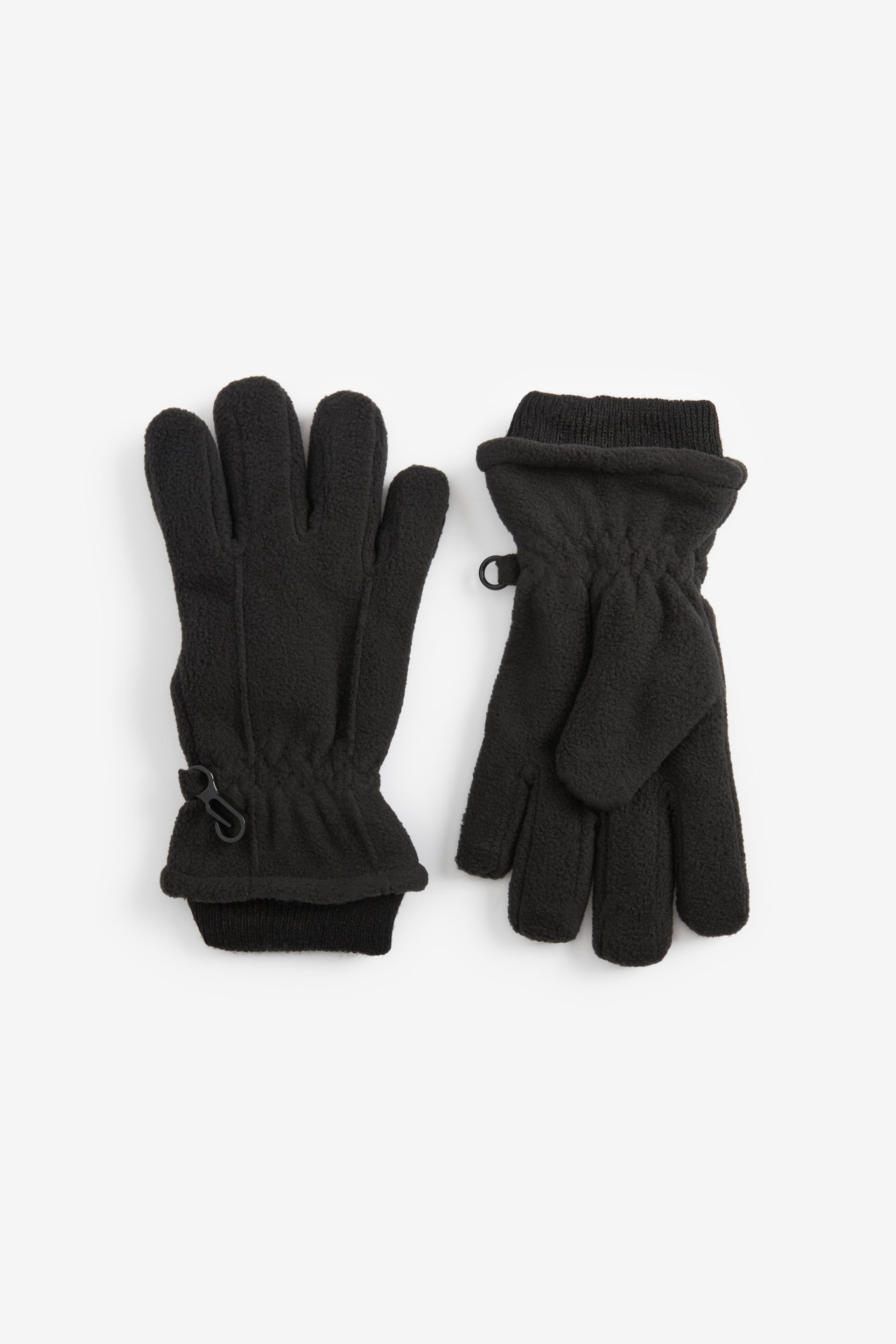Black Fleece Gloves (3-16yrs) - Image 1 of 2