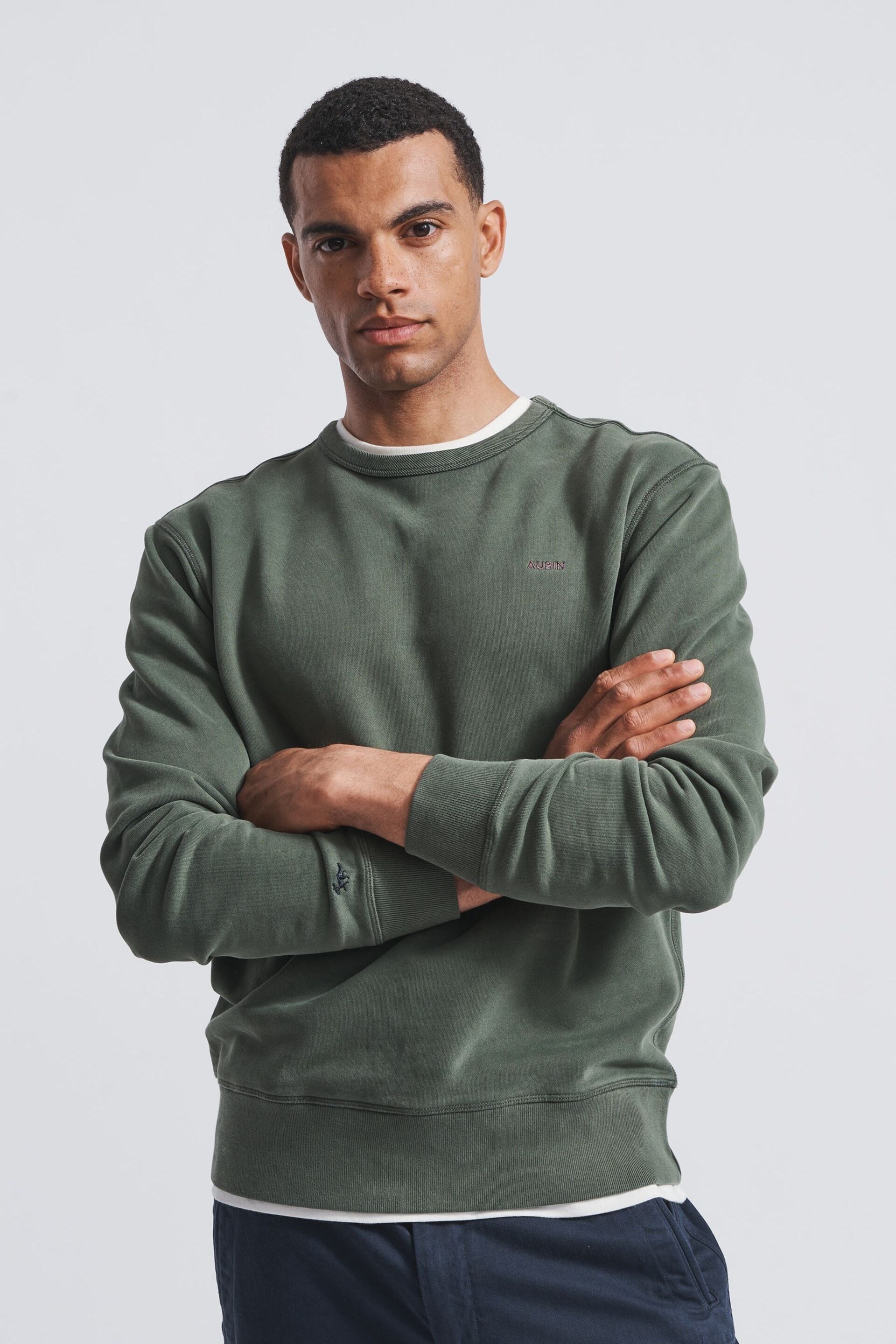 Aubin Vestry Relaxed Crew Neck Sweat Top - Image 1 of 6