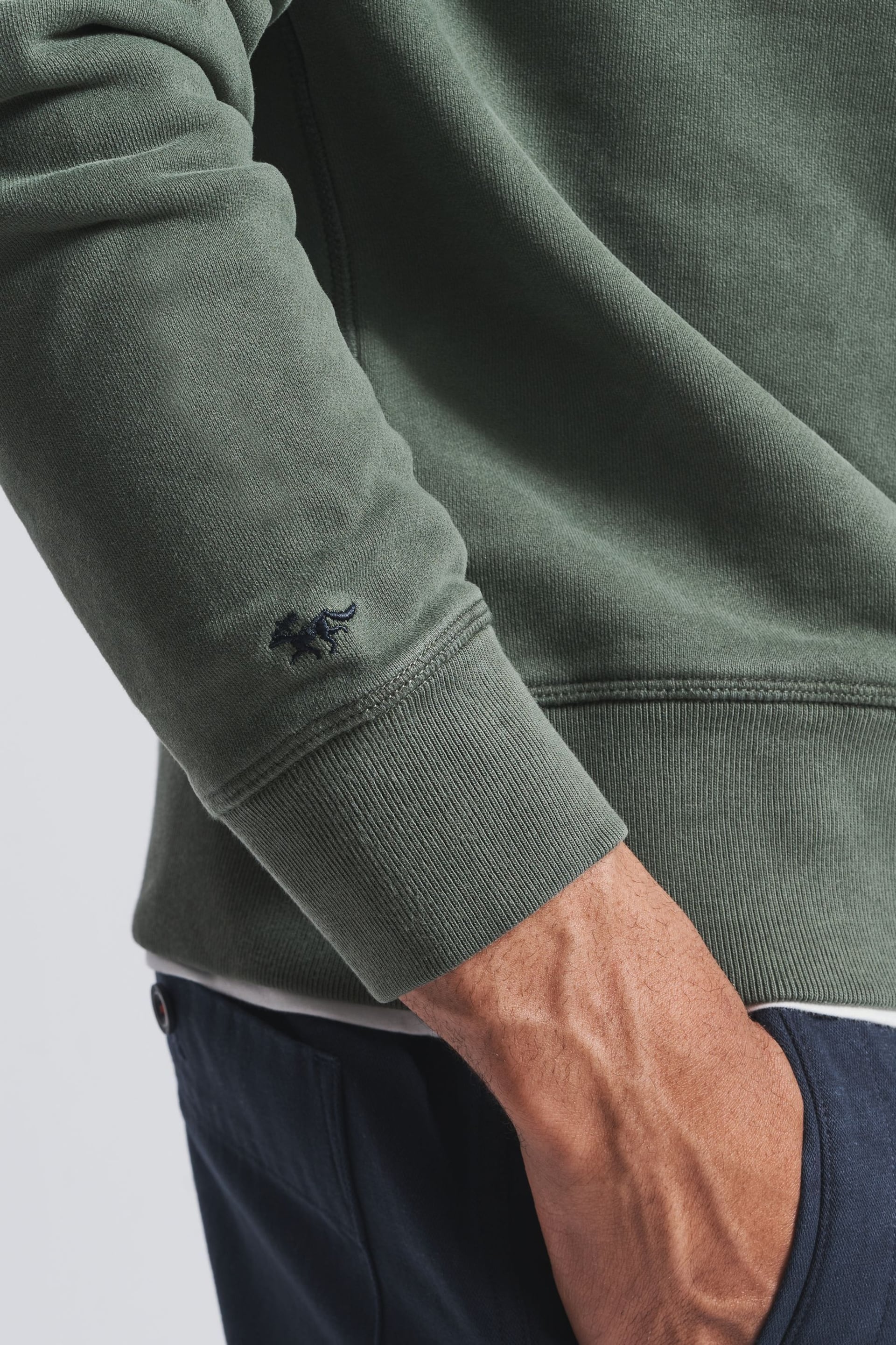 Aubin Vestry Relaxed Crew Neck Sweat Top - Image 5 of 6