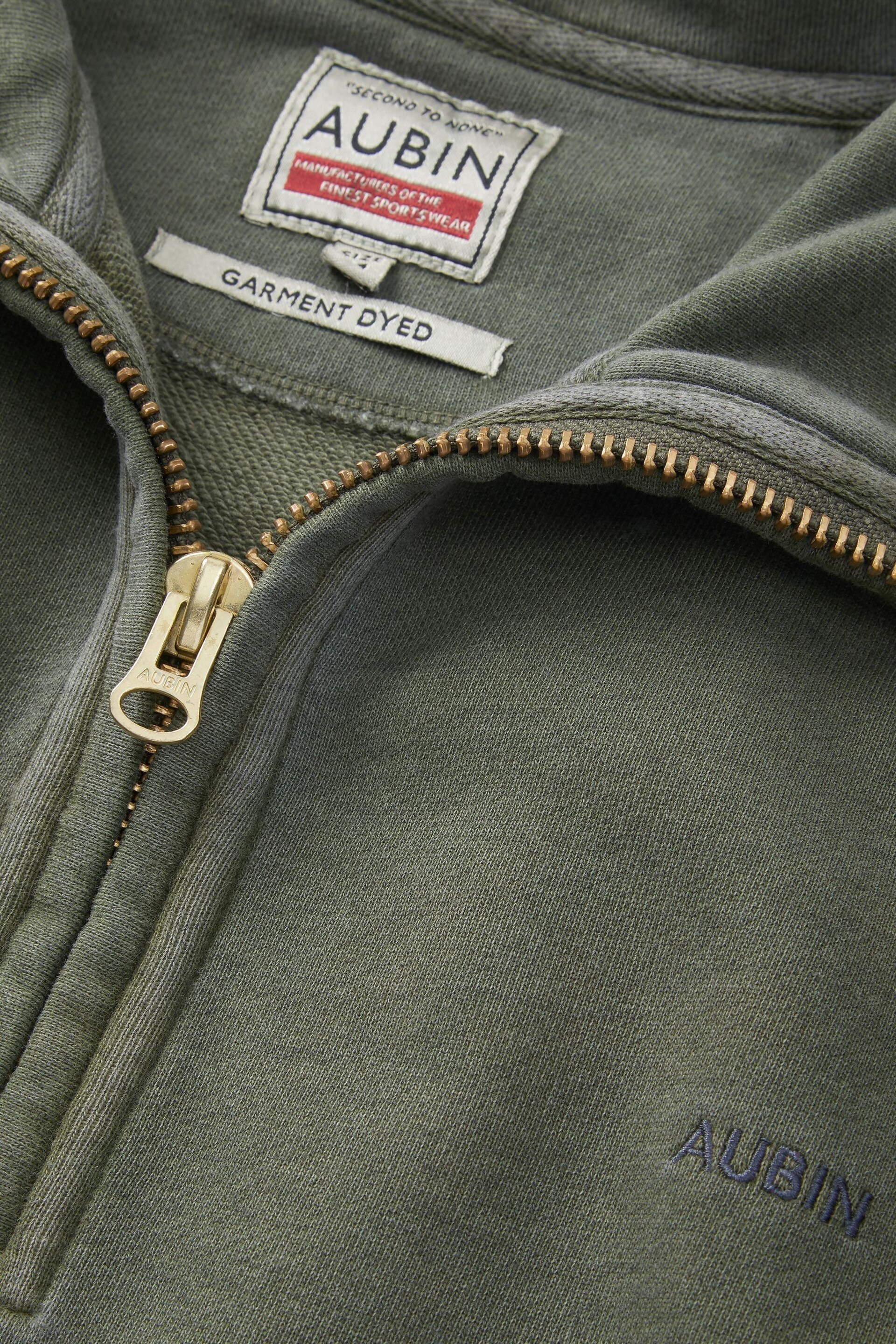 Aubin Provost Zip Neck Sweat Top - Image 6 of 6