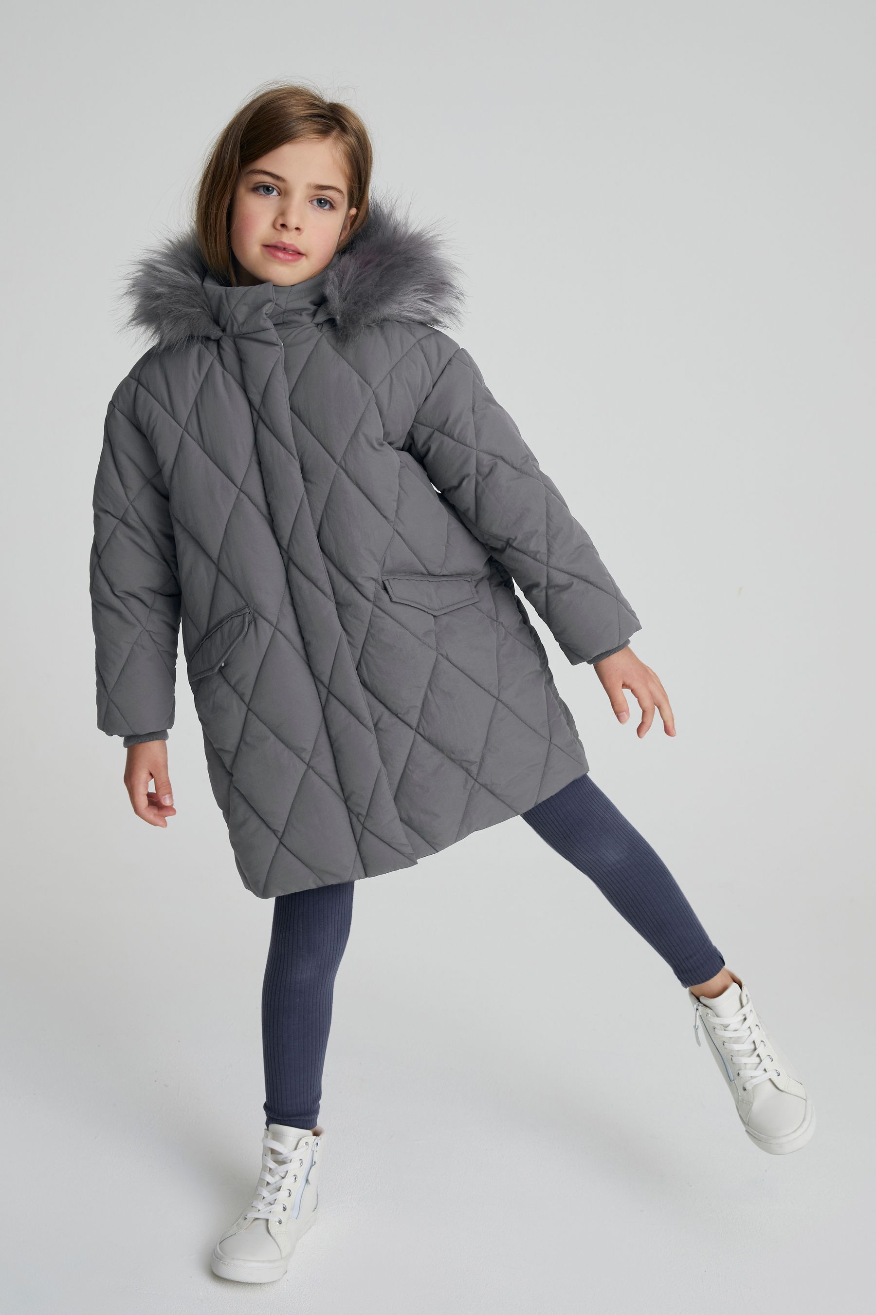 Mint velvet grey parka clearance