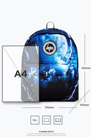 Hype. Blue Galaxy Lightning Backpack - Image 7 of 9