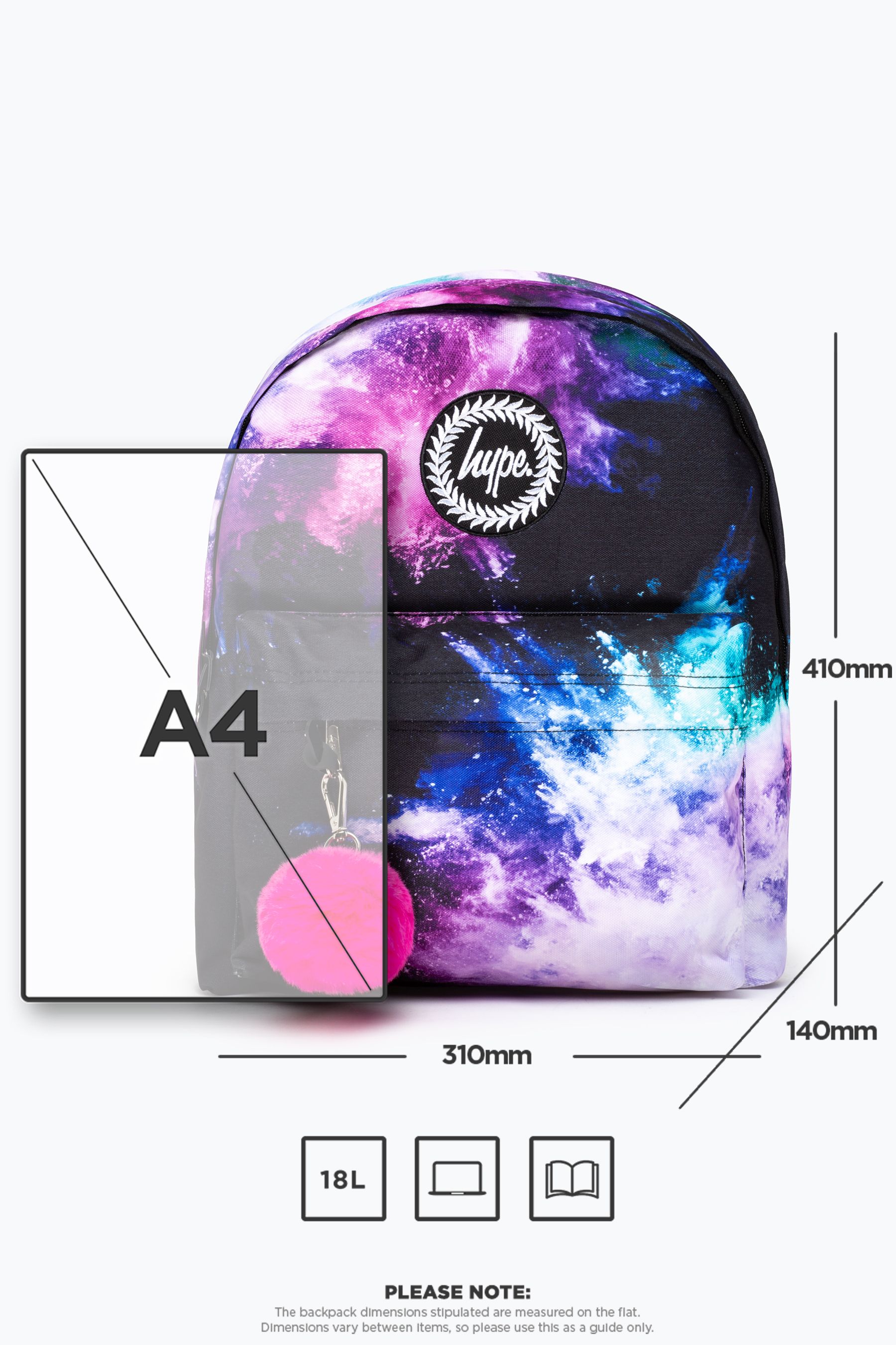 Hype galaxy backpack online