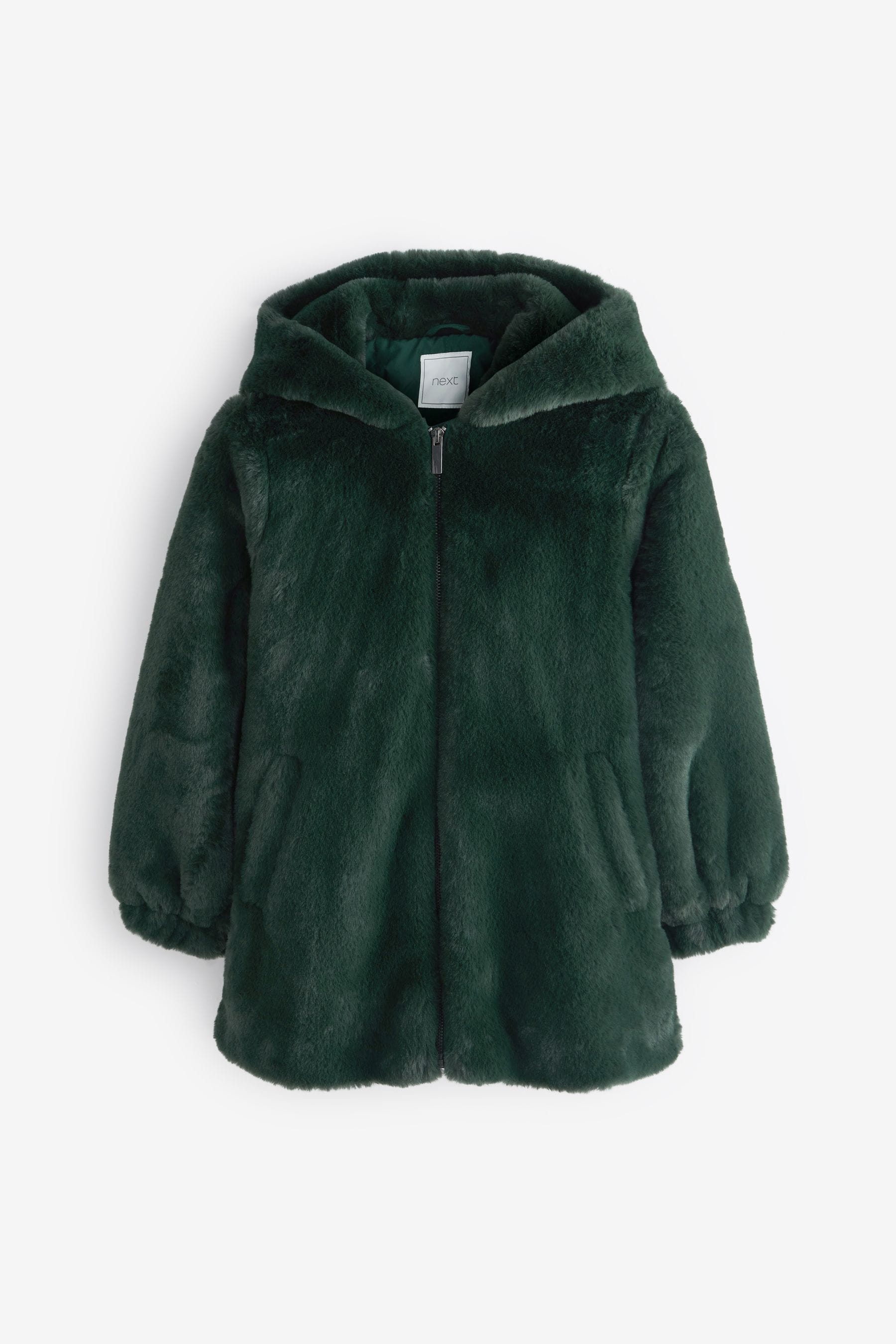 Next green fur coat deals