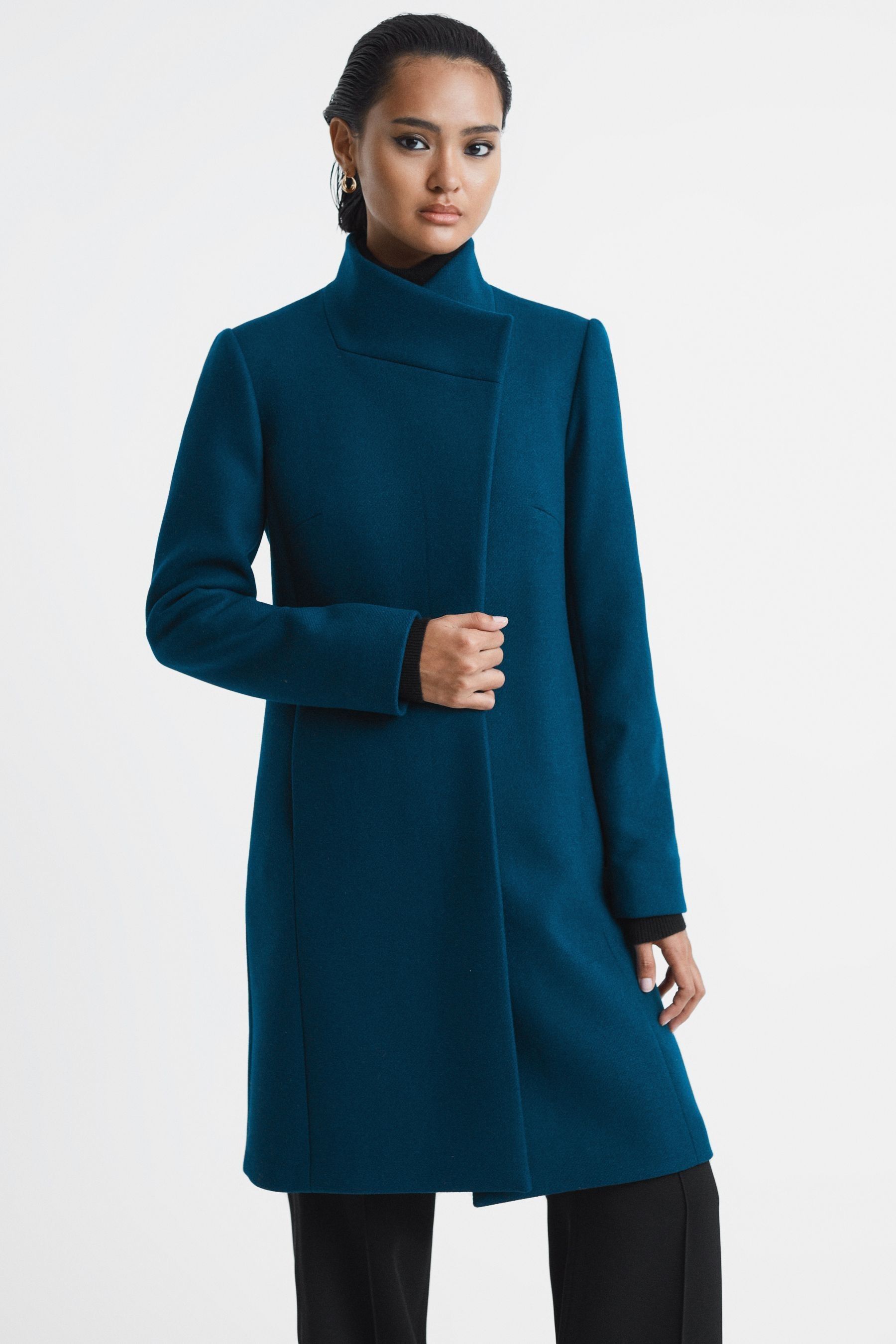 Reiss blue coat new arrivals