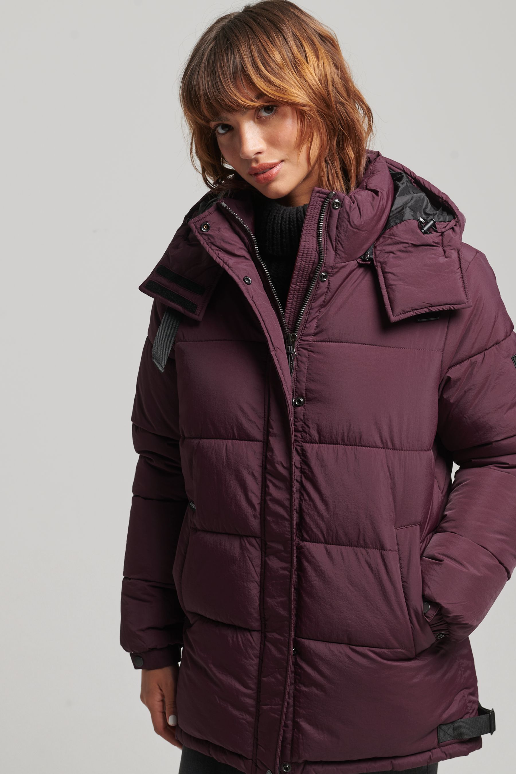 Buy Superdry Red Expedition Cocoon Padded Coat from Next Luxembourg