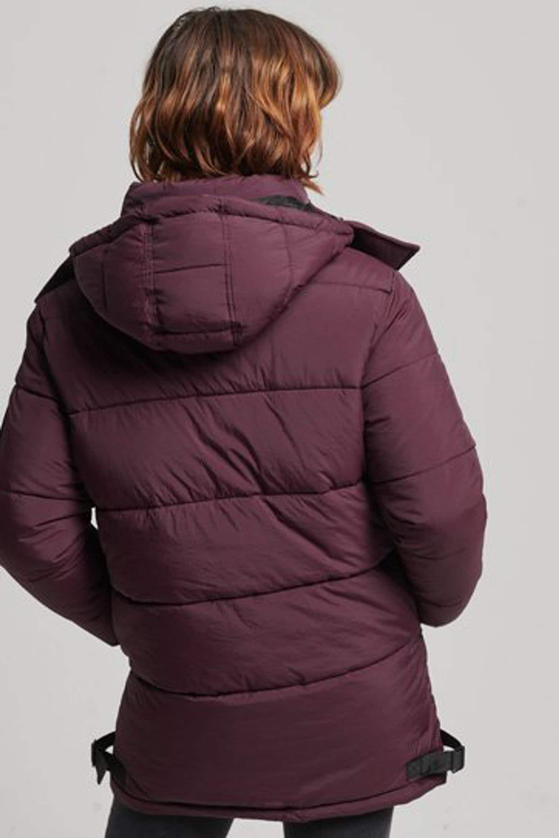 Buy Superdry Red Expedition Cocoon Padded Coat from Next Luxembourg