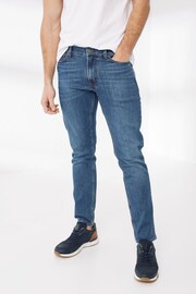 FatFace Blue Slim Stone Wash Jeans - Image 1 of 4