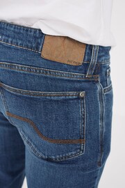 FatFace Blue Slim Stone Wash Jeans - Image 3 of 4