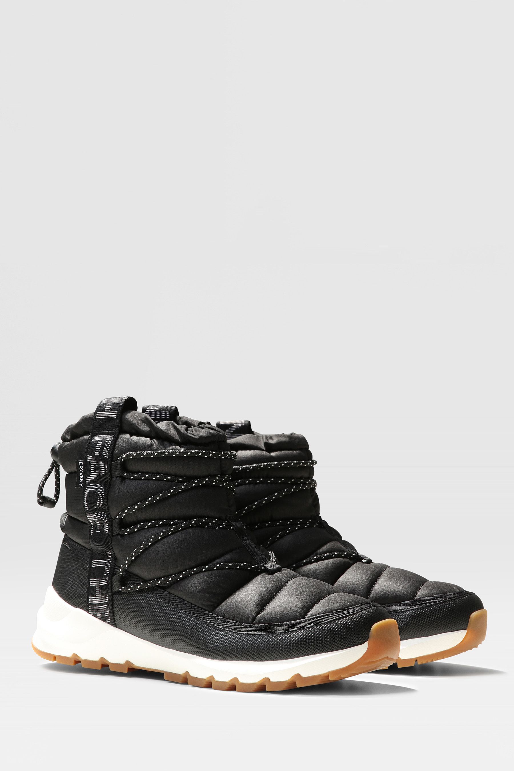 Buy The North Face Black Womens Thermoball Waterproof Lace Up Winter Boots from Next Luxembourg
