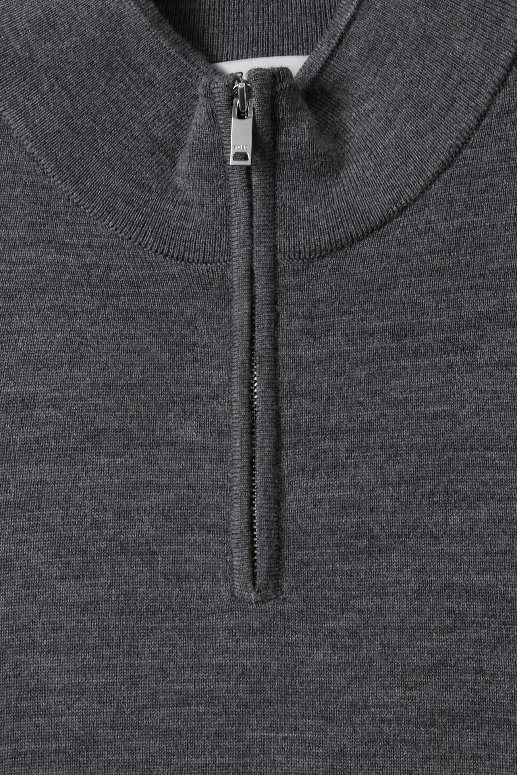 Half zip funnel neck jumper sales