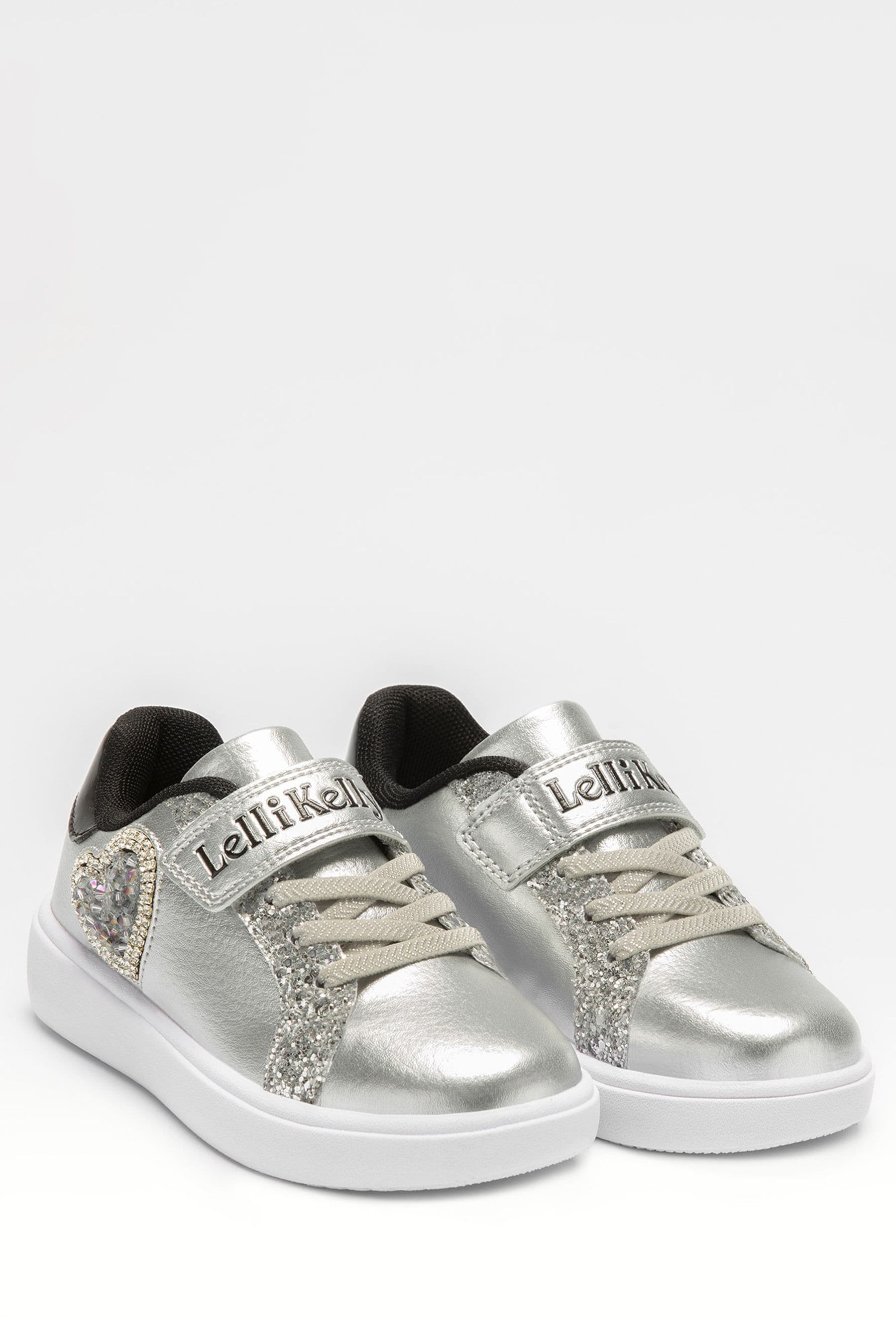 Buy Lelli Kelly Silver Heart Trainers from Next Austria
