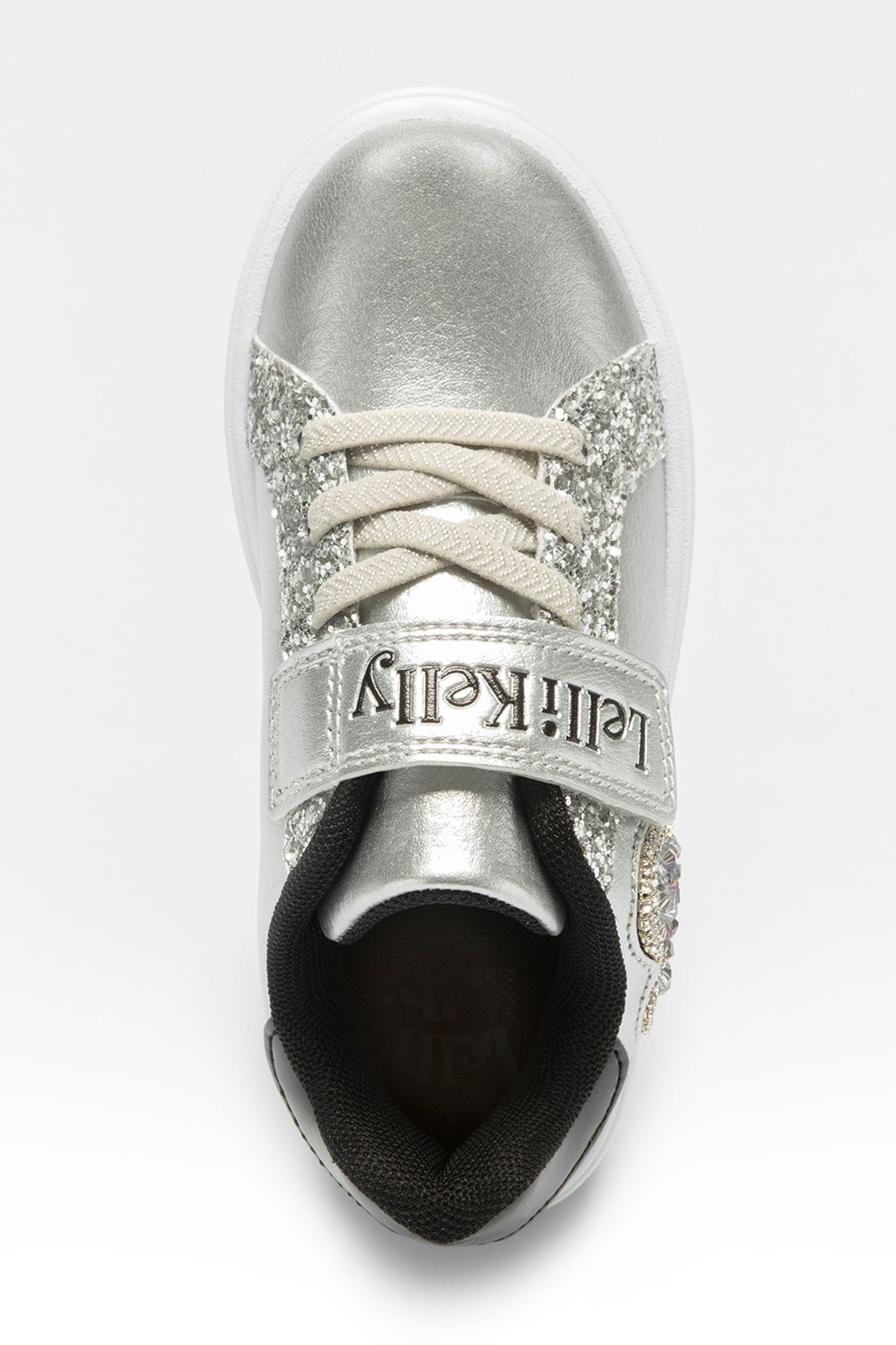Buy Lelli Kelly Silver Heart Trainers from Next Luxembourg